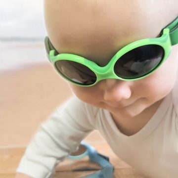 ActiveSol SUNGLASSES Sonnenbrille Baby Sonnenbrillen EXPLORER, Jungen & Mädchen, 0-2 Jahre Polarisierte premium Gläser mit Lotuseffekt, supersoft, verstellbar