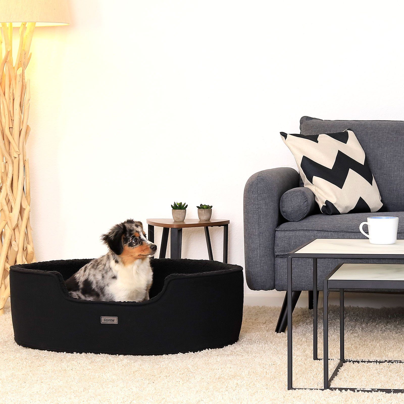 lionto Tierkissen lionto Hundebett mit Wendekissen günstig online kaufen