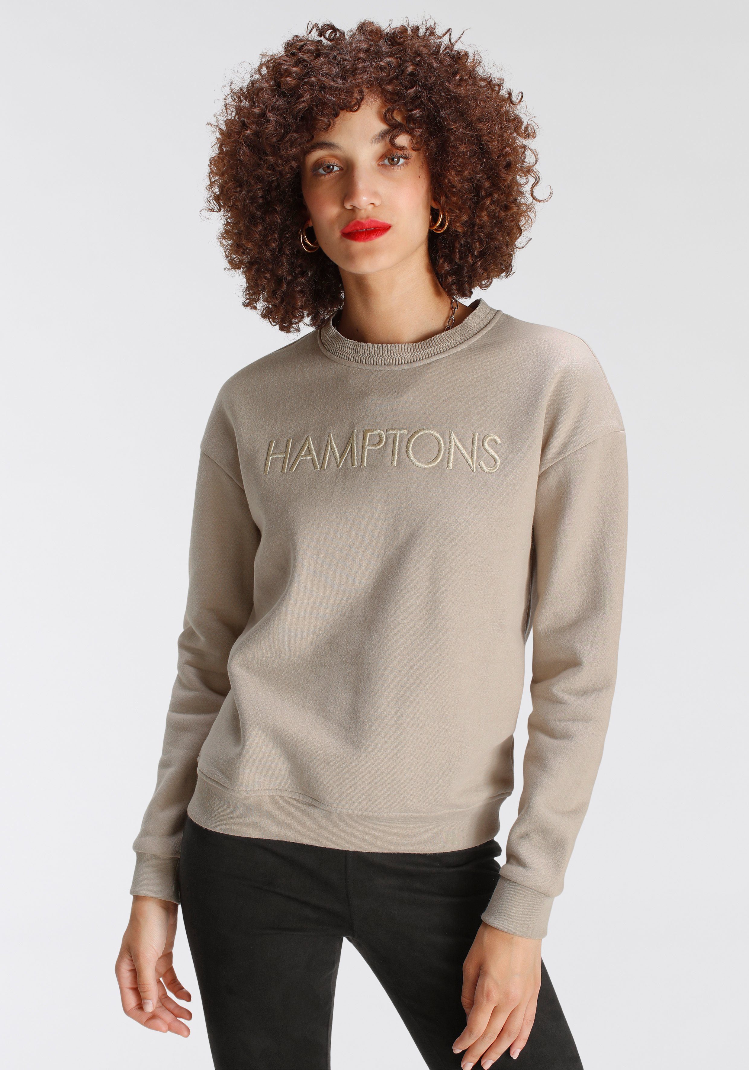 AJC Sweater mit Statement Stickerei - NEUE KOLLEKTION