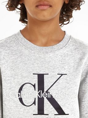 Calvin Klein Jeans Sweatshirt CK MONOGRAM TERRY CN für Kinder bis 16 Jahre