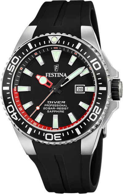 Festina Quarzuhr Diver Collection, F20664/3, Armbanduhr, Herrenuhr