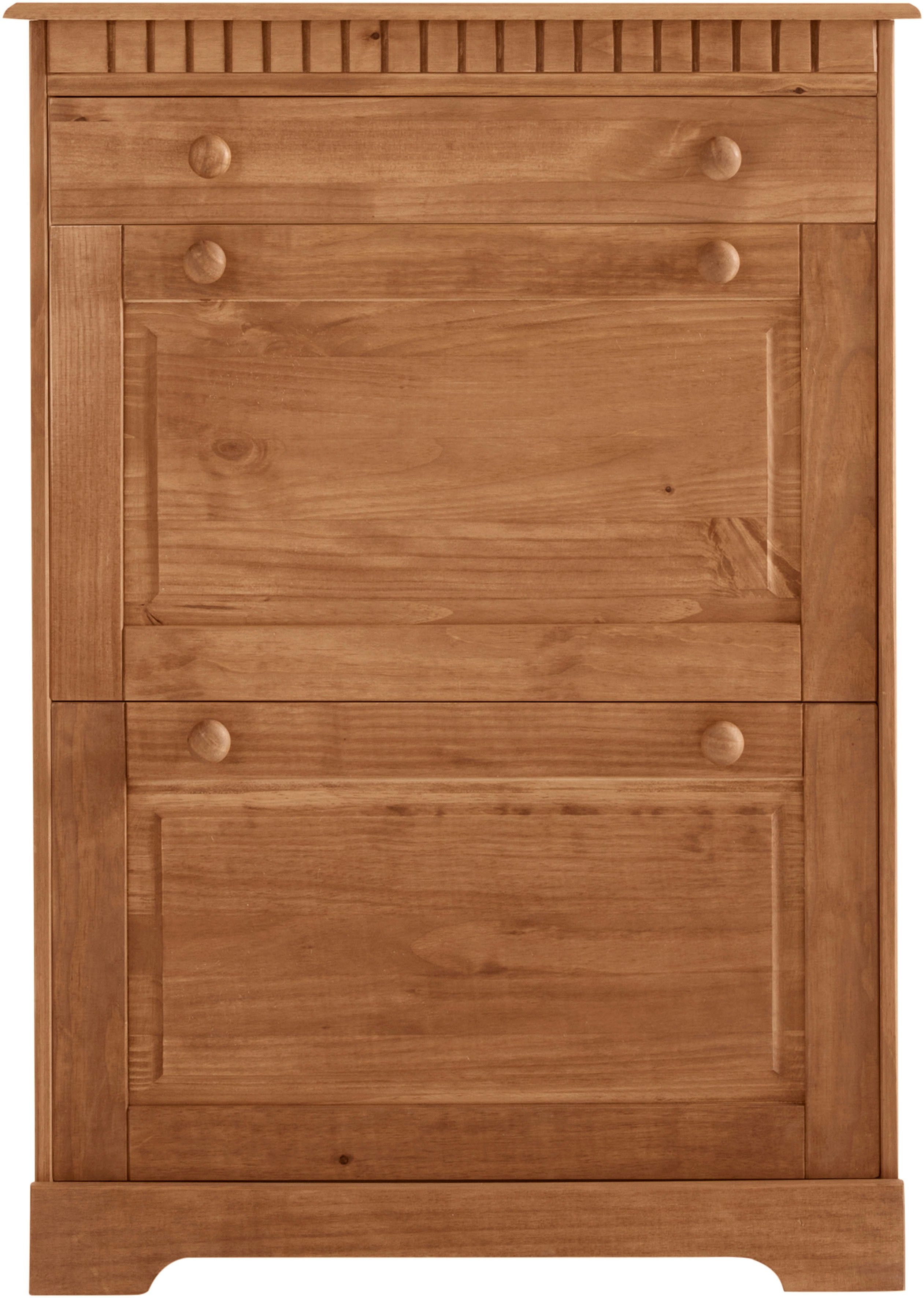 OTTO home Schuhschrank Lisa mit 1 Schubkasten und 2 Klappen, Höhe 105 cm, Breite 75 cm