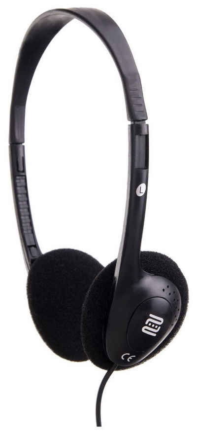 Pronomic KH-10 Leicht Kopfhörer HiFi-Kopfhörer (Ideal für MP3-Player, TV, E-Piano, E-Drum und Fieldrecorder, Ideal für MP3-Player, TV, E-Piano, E-Drum und Fieldrecorder)
