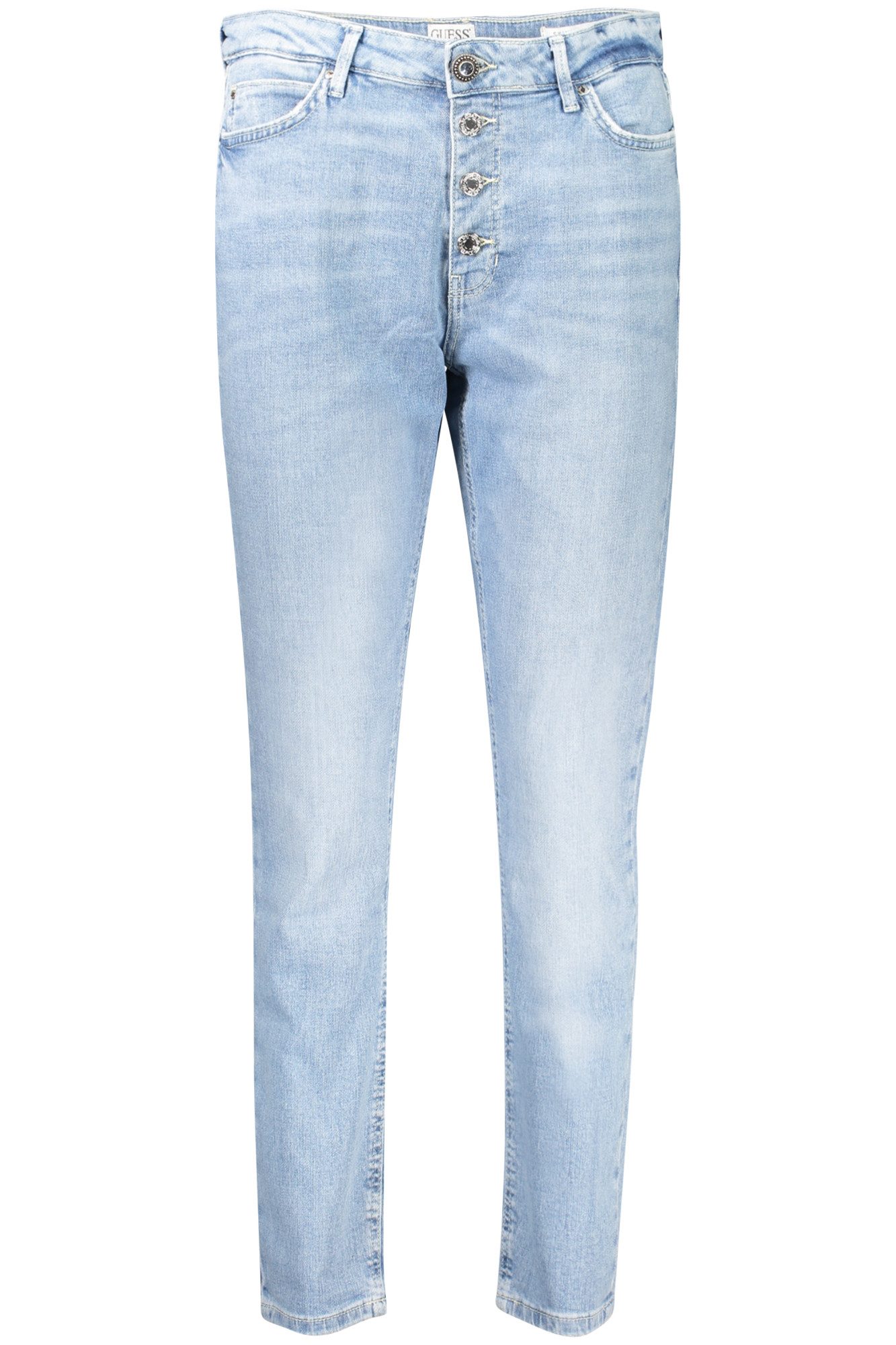 GUESS JEANS 5-Pocket-Jeans Damen Джинсы Denim Blau: Skinny High, 5 Taschen, Recycelte Baumwolle