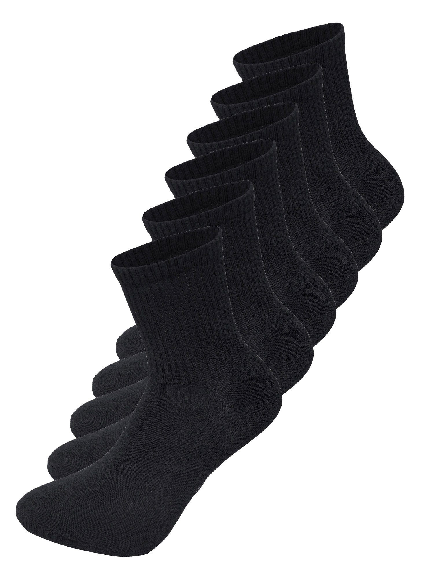 Lavecchia (Packung, Herren Socken Langsocken 6er-Pack LV-903 6-Paar) schwarz