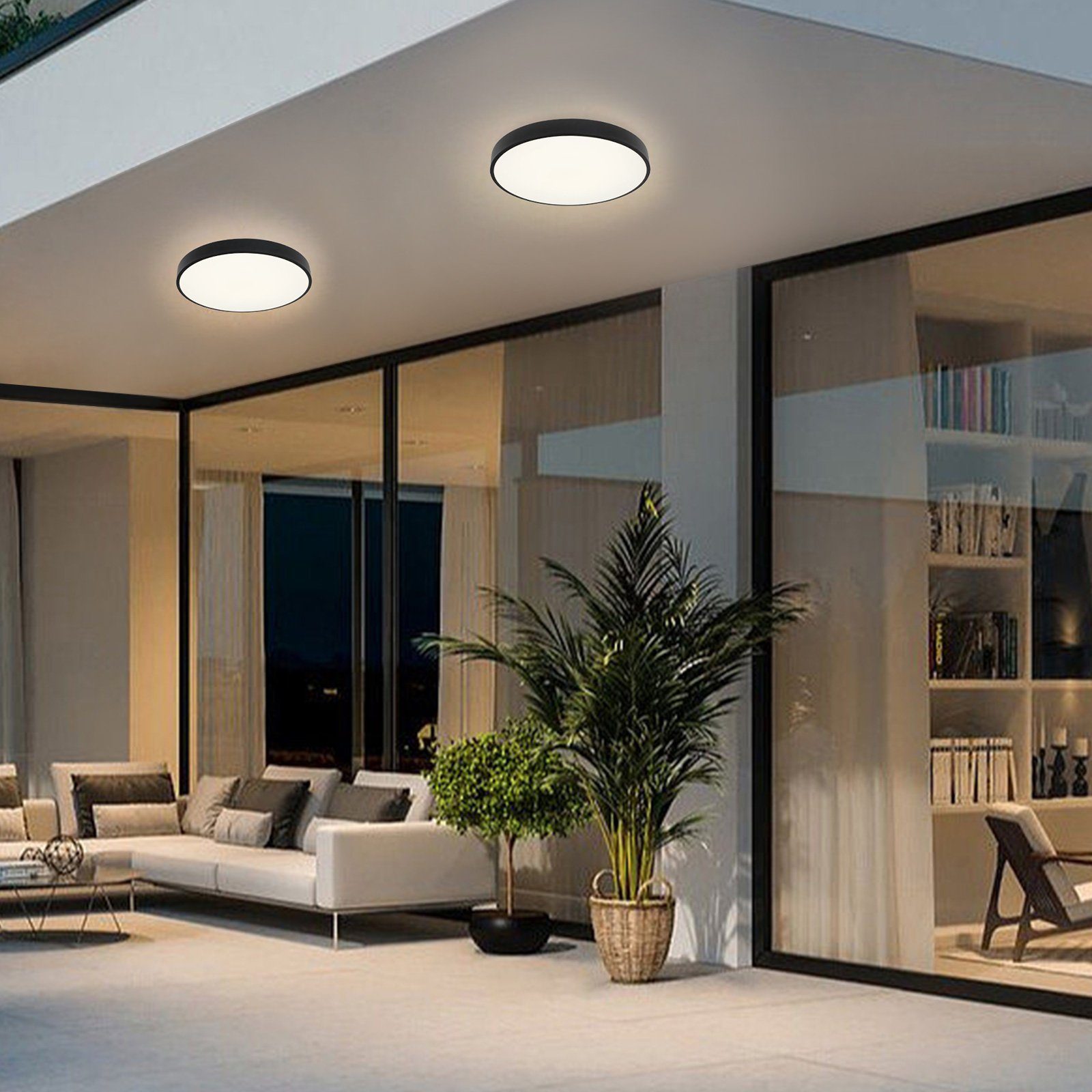 style home Deckenleuchte LED Deckenlampe Warmweiß 3000K, nicht dimmbar, 48W günstig online kaufen