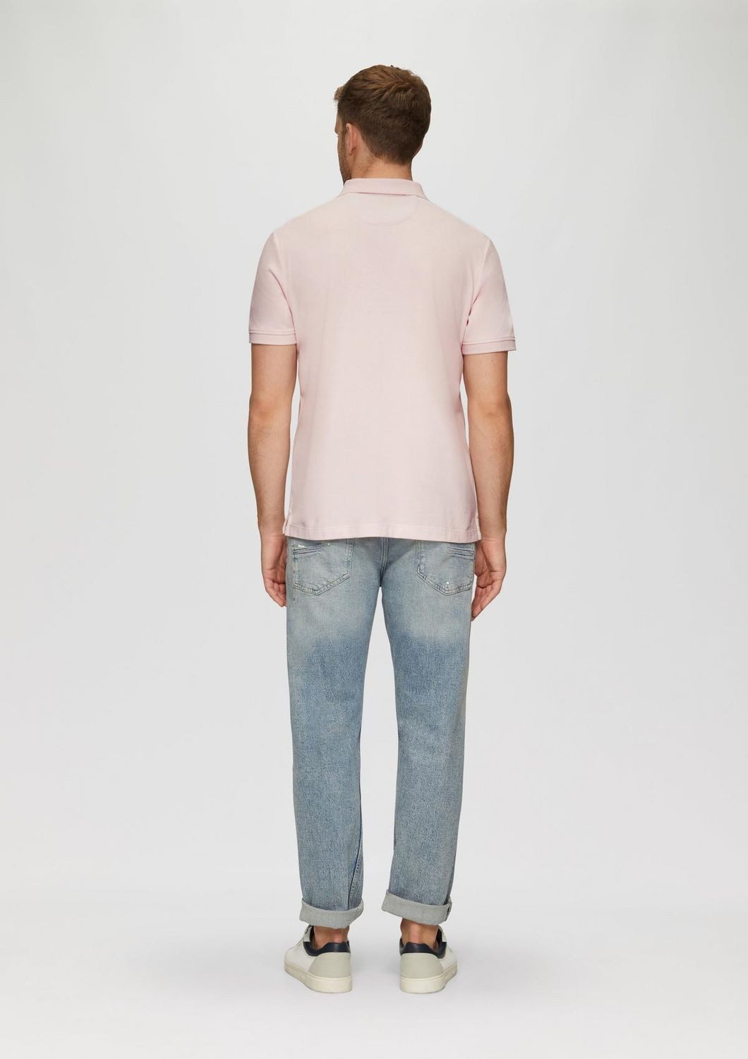 s.Oliver Poloshirt Poloshirt kurzarm, Piqué, Kragen, Knöpfe