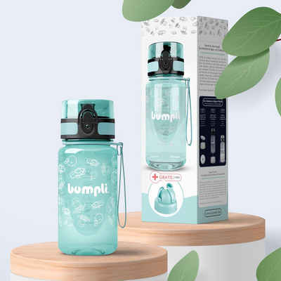 bumpli® Trinkflasche »Trinkflasche 350ml (Strohhalmdeckel)«, BPA-frei, auslaufsicher, spülmaschinenfest, für kalte und warme Getränke, geeignet für Kinder ab 3 Jahren
