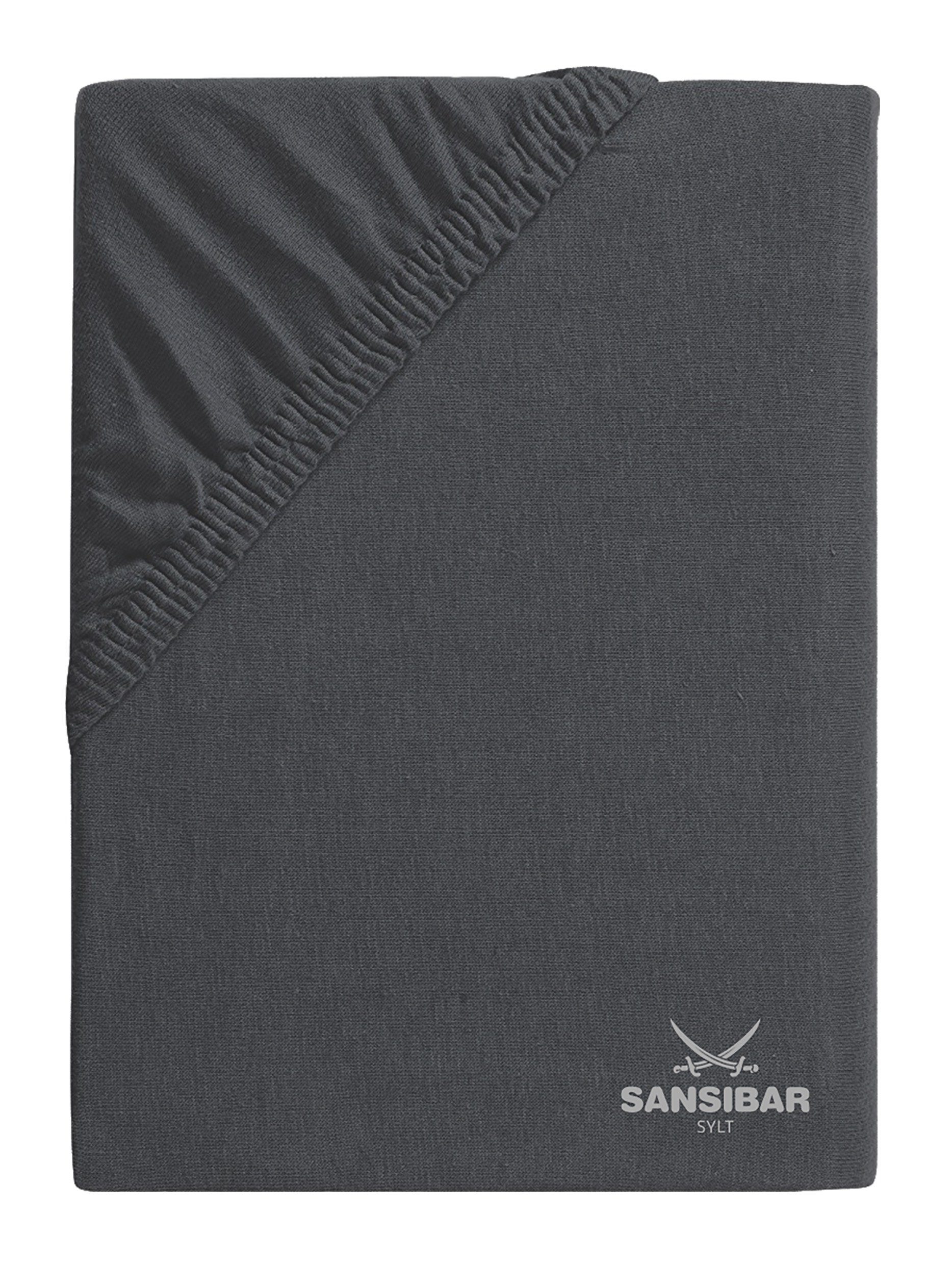 Sansibar Sylt Spannbettlaken Uni Jersey Boxspring günstig online kaufen