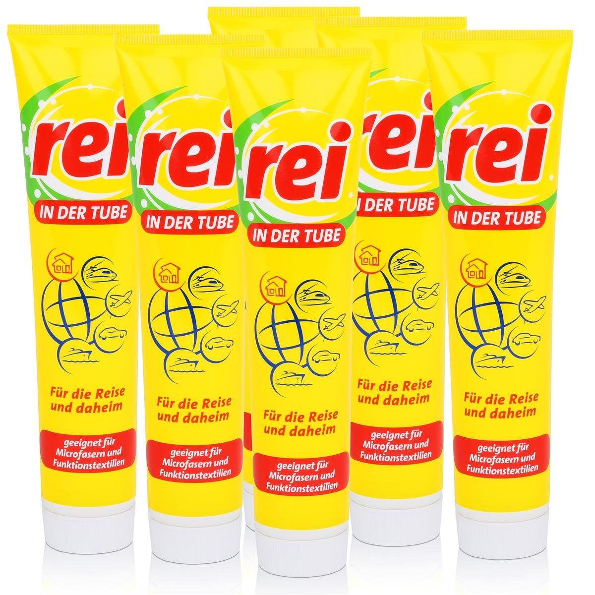 rei rei In der Tube 125ml - Für die Handwäsche - Für die Reise und daheim Spezialwaschmittel