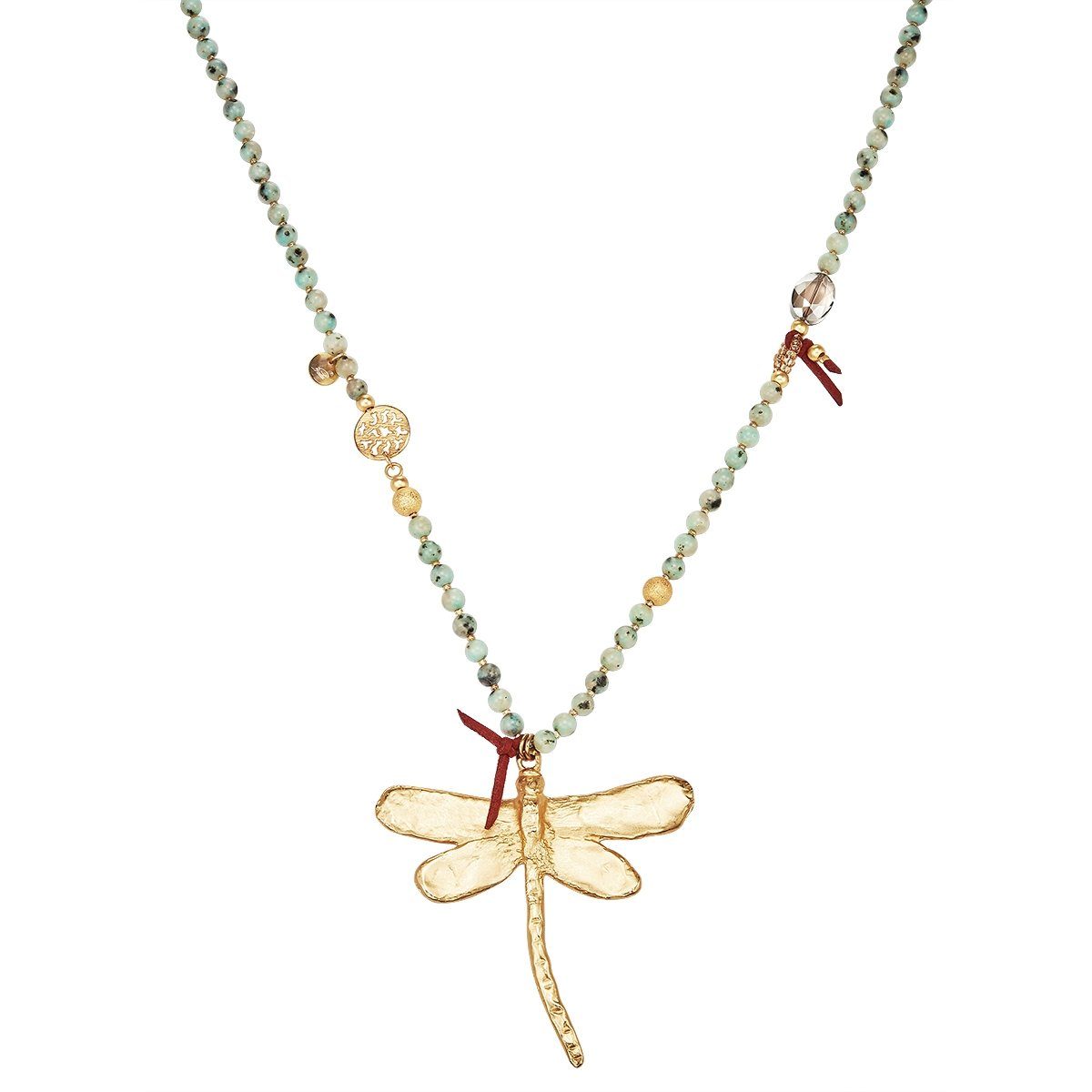 Lulu & Jane Collier Libelle gelbgold, günstig online kaufen