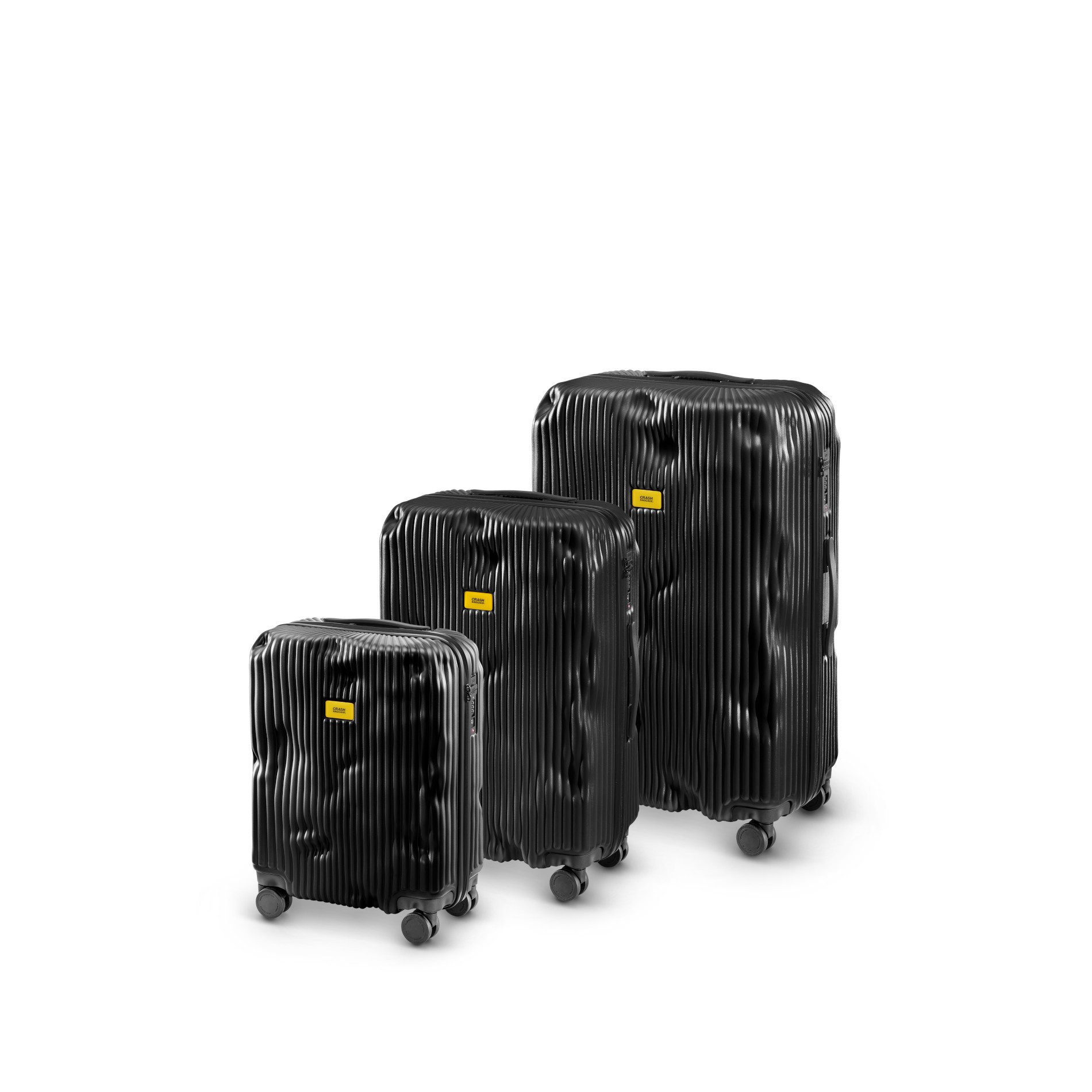 Crash Baggage Kofferset Crash Baggage Stripe Kofferset Gr. L/M/S - Black