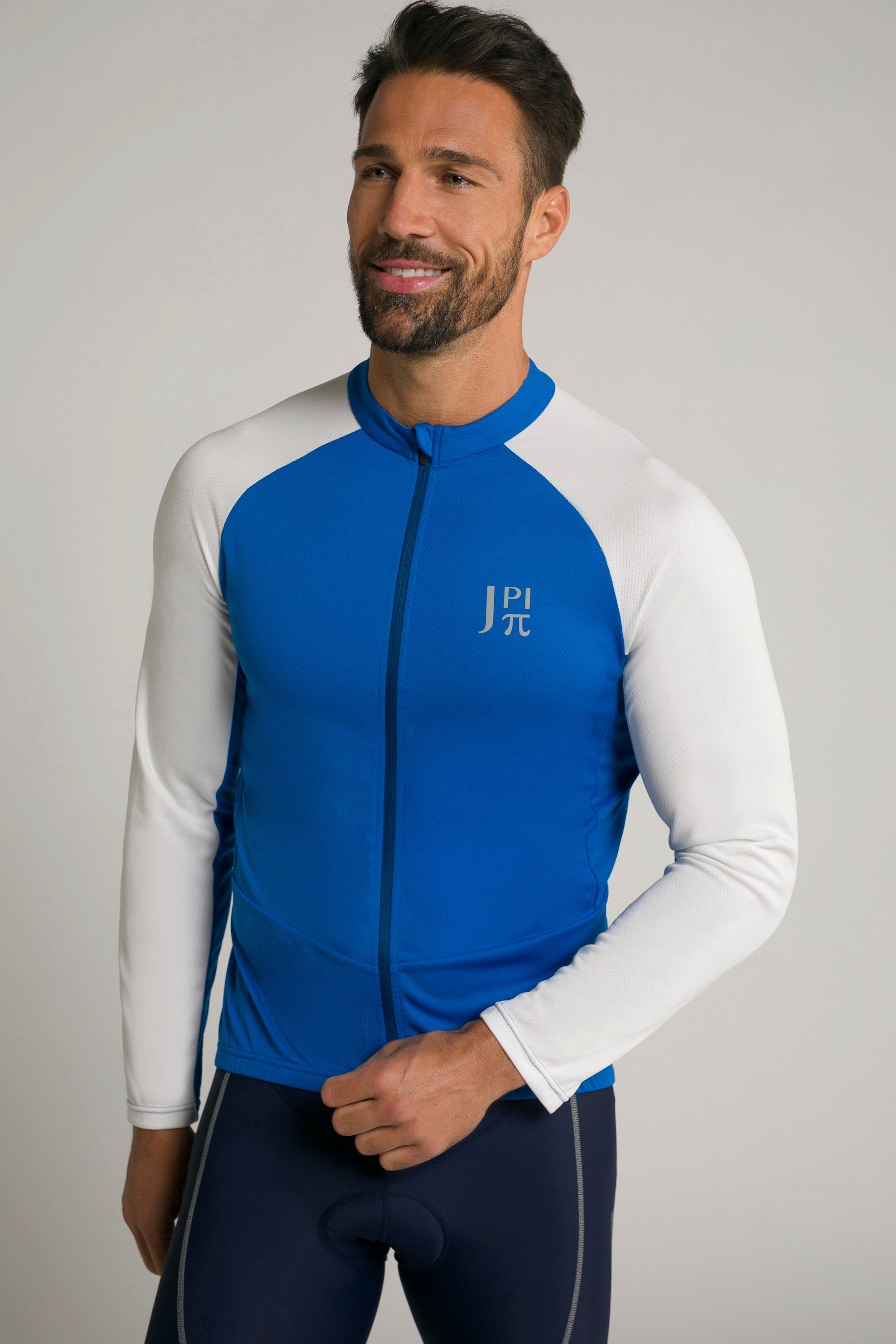 T-Shirt Fahrrad-Trikotjacke Stehkragen Langarm