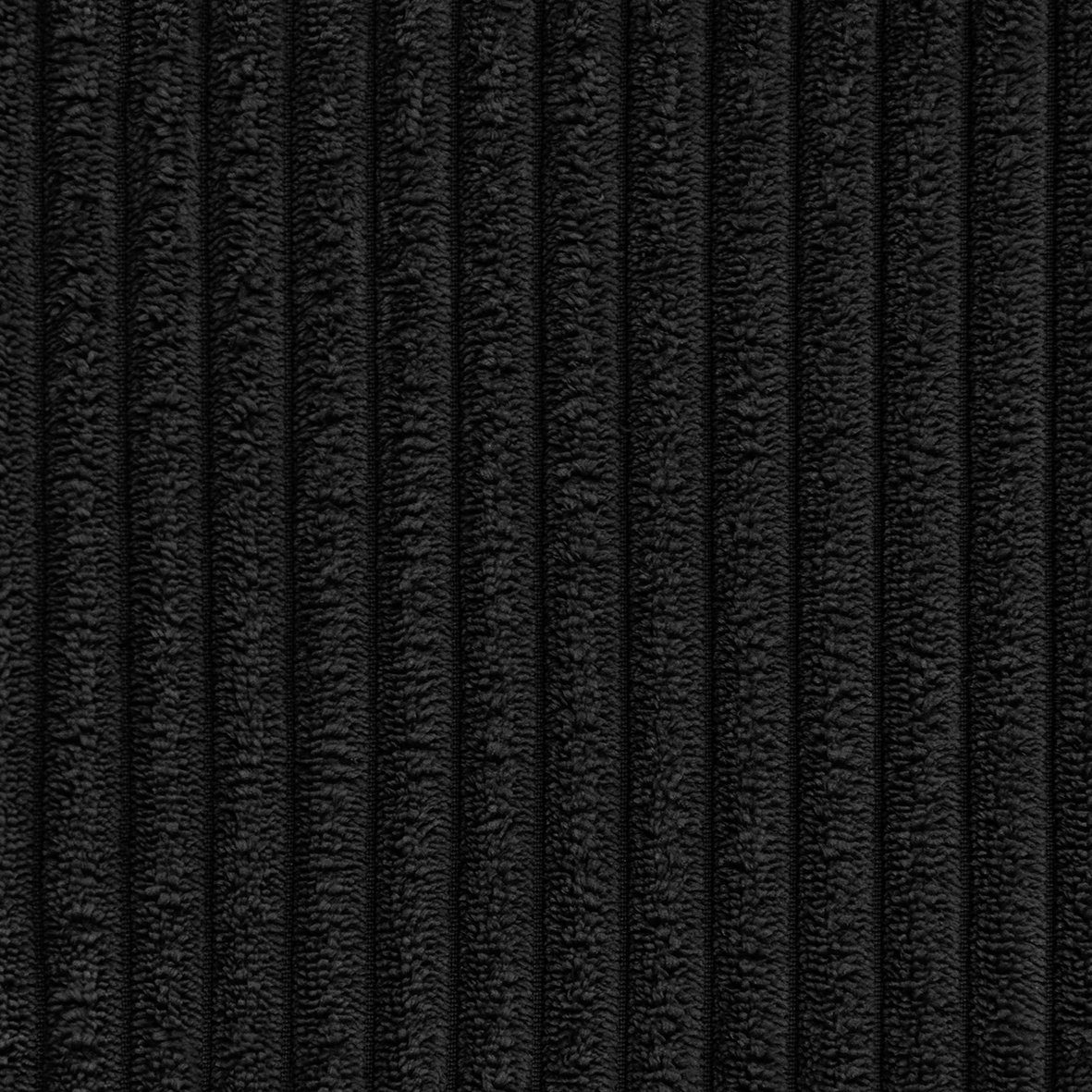 INOSIGN Ecksofa Winton Cordsofa / Cord, Bettkasten Schlaffunktion (130/208cm), schwarz 253 Recamiere cm, Schlafsofa wechselbar