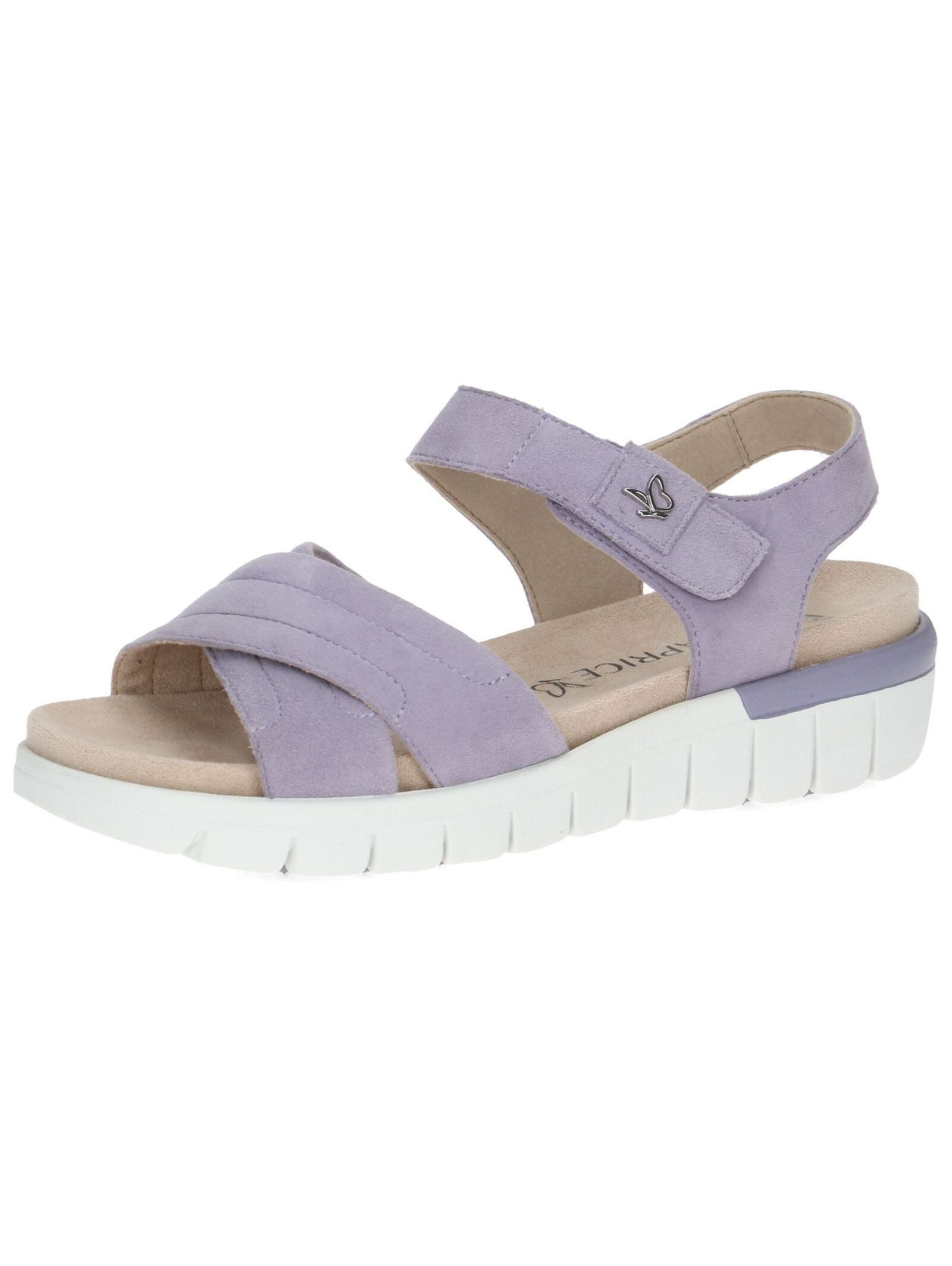 Caprice Sandalen Veloursleder . Keilsandalette