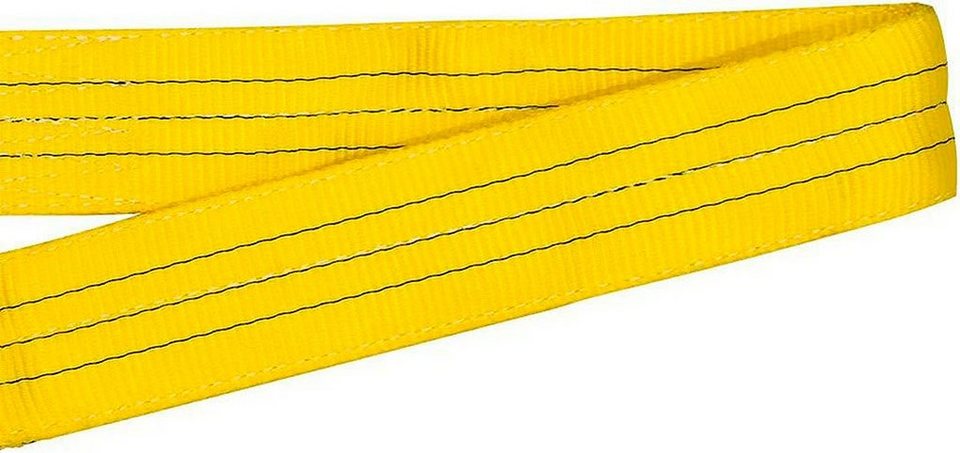 Petex Hebeband WLL 3.000 kg, Breite 90 mm in gelb Hebeband, 2-lagig und nach  EN-Norm 1492-1
