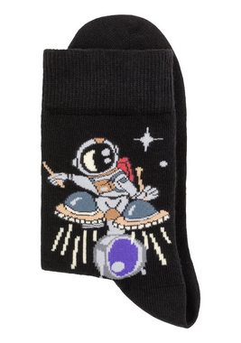 H.I.S Socken (Packung, 5-Paar) mit Astronaut-Motiven