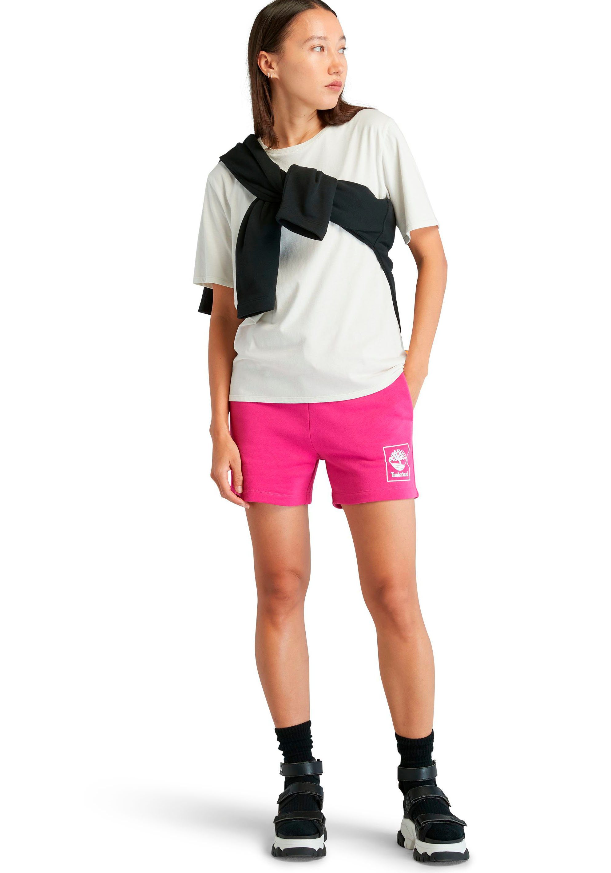Timberland T-Shirt DUNSTAN Short-Sleeve Tee Kurzarm, mit Rundhalsausschnitt, aus Baumwolle