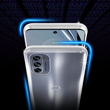 Cadorabo Handyhülle Motorola MOTO G62 5G Motorola MOTO G62 5G, Flexible TPU Silikon Handy Schutzhülle - Hülle - ultra slim