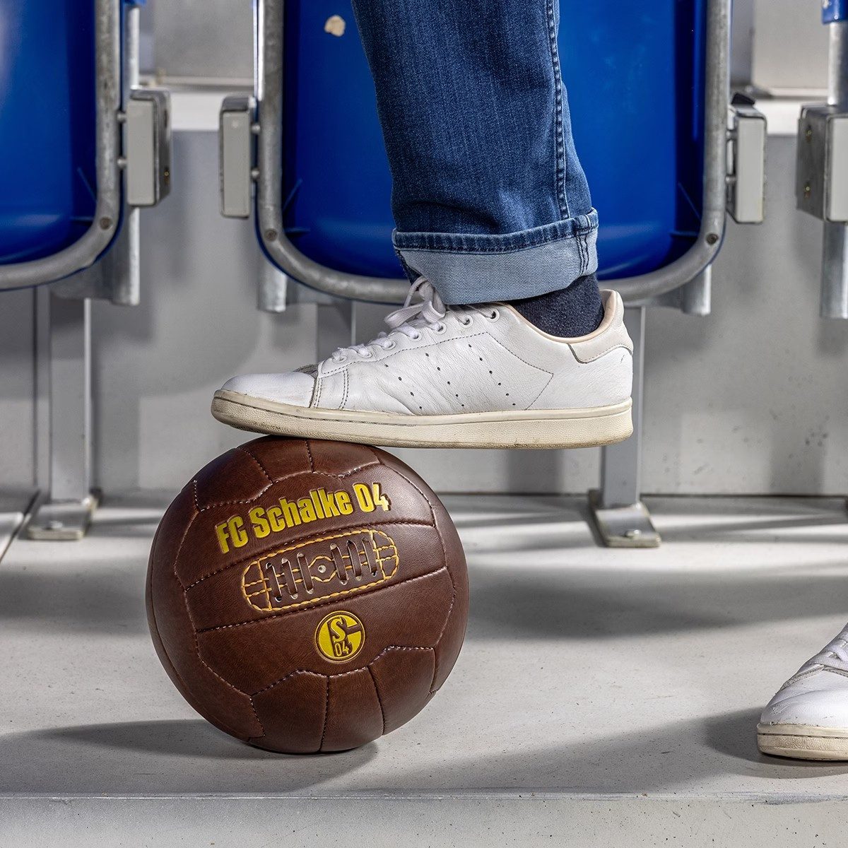 FC Schalke 04 Fußball Ball Retro in Geschenkbox (1-St)