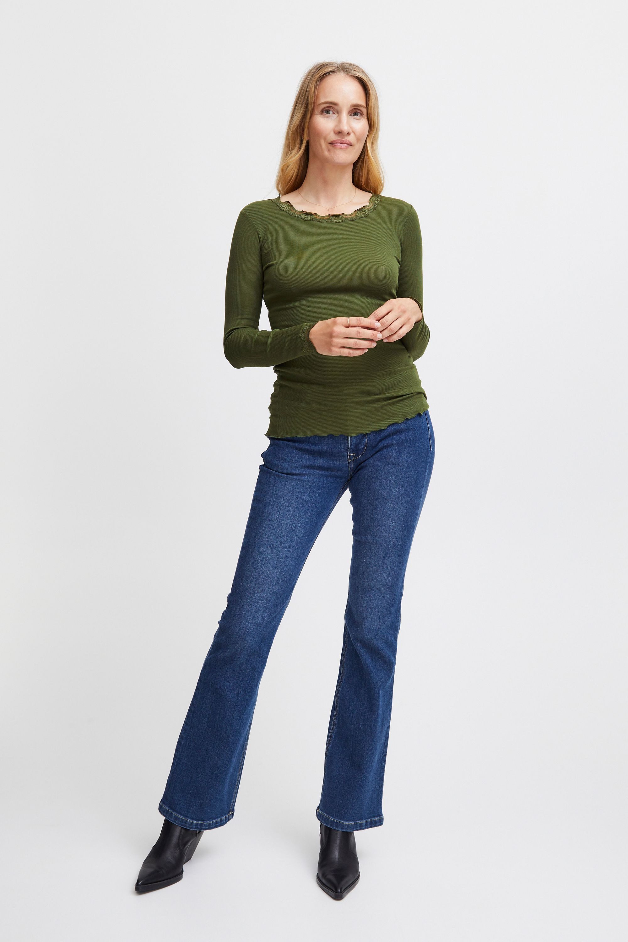 fransa Longsleeve FRHIZAMOND Feminines Langarmshirt mit günstig online kaufen
