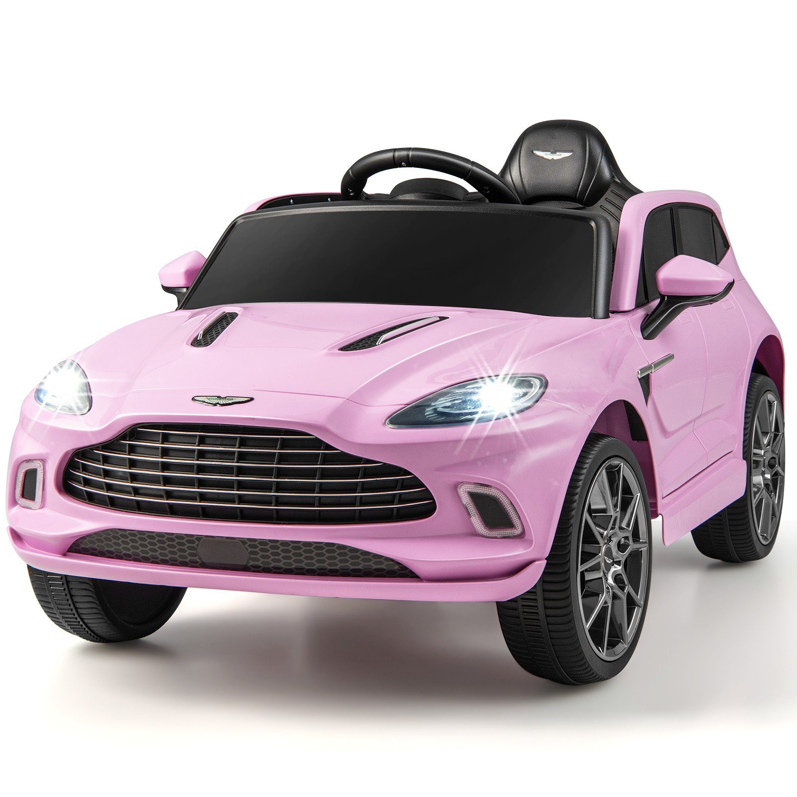 COSTWAY Elektro-Kinderauto Aston Martin, mit USB, FM, Musik, Fernbedienung