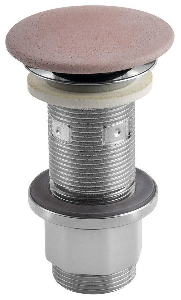 Sapho Ablaufgarnitur Waschbecken-Ablaufgarnitur 5/4", klick-klack, Beton-Stopfen, 10-80mm Sapho-FG921