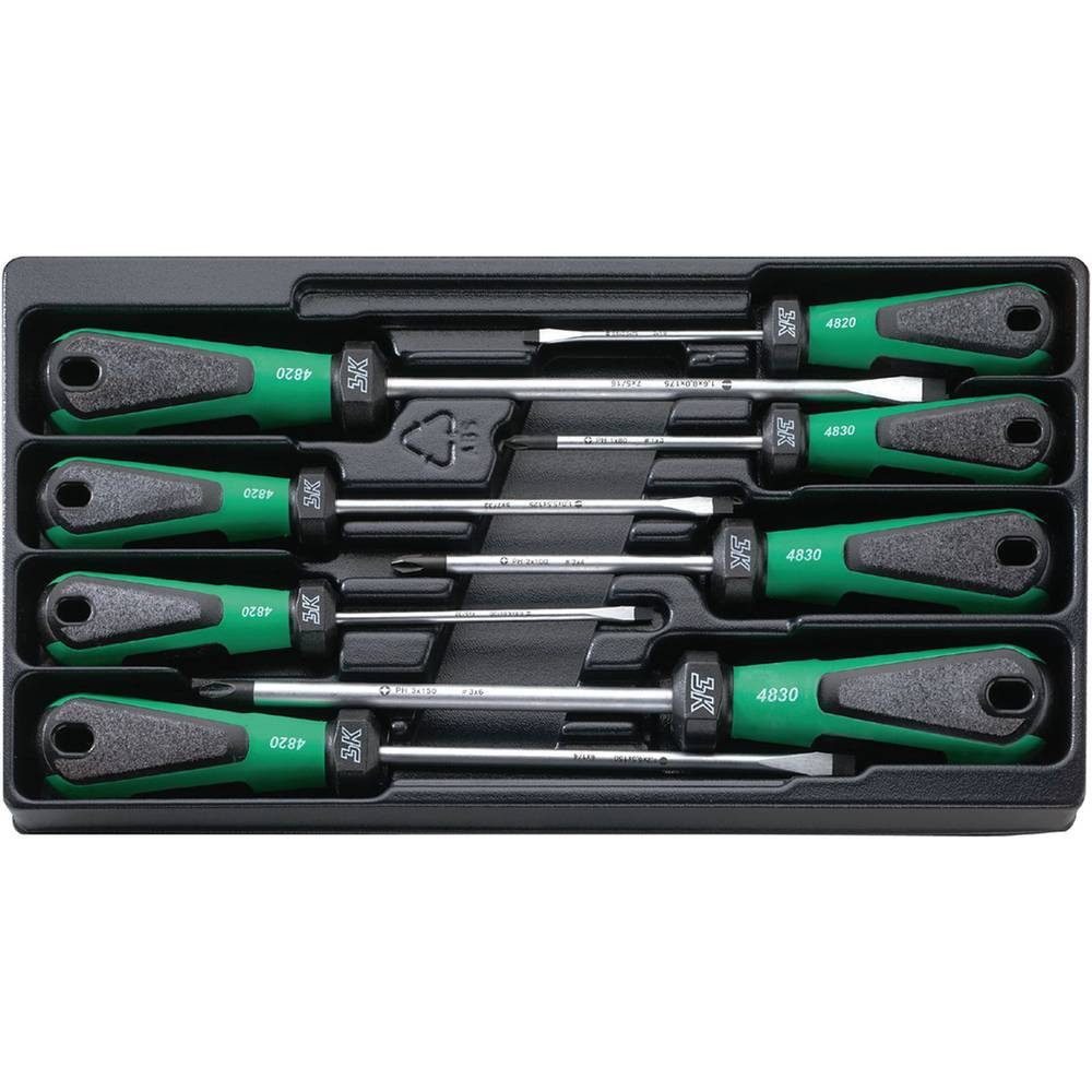 Stahlwille Schraubendreher Schraubendrehersatz 3K DRALL® Nr. 4892 96489210