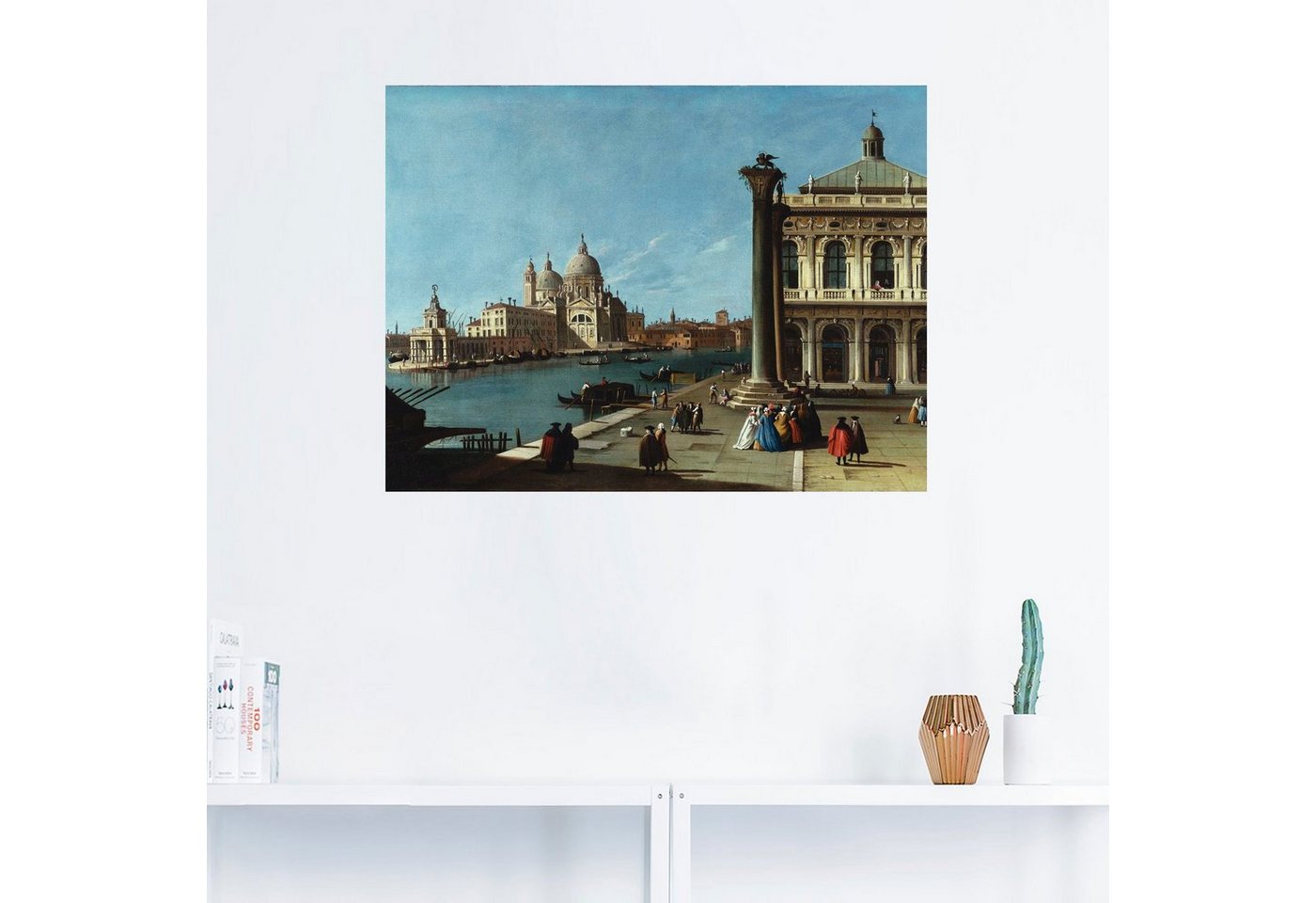 Artland Wandbild »Die Einfahrt zum Canal Grande, Venedig«, Italien (1 Stück), in vielen Größen & Produktarten -Leinwandbild, Poster, Wandaufkleber / Wandtattoo auch für Badezimmer geeignet-HomeTrends
