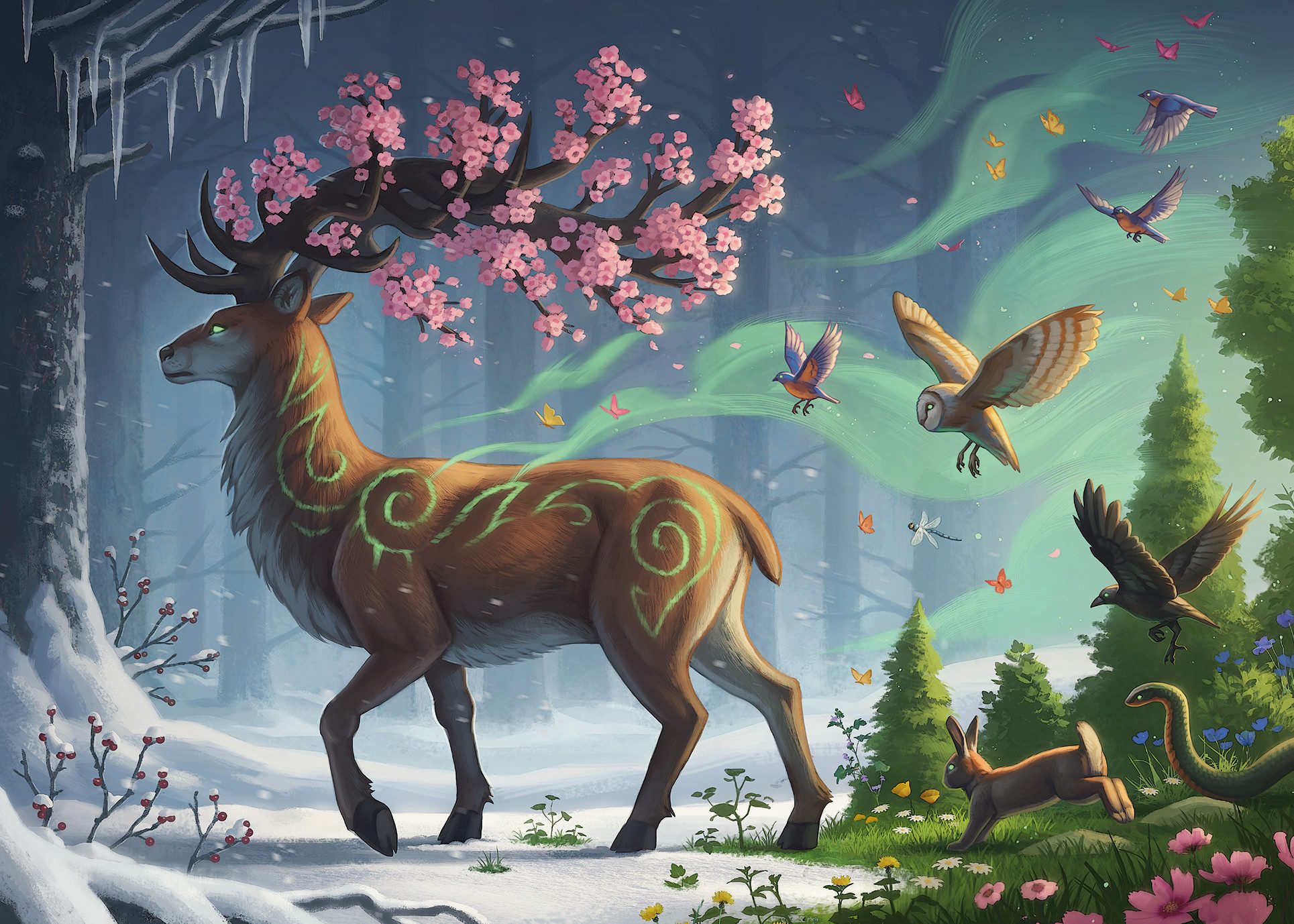 Ravensburger Puzzle Der Hirsch als Frühlingsbote, günstig online kaufen