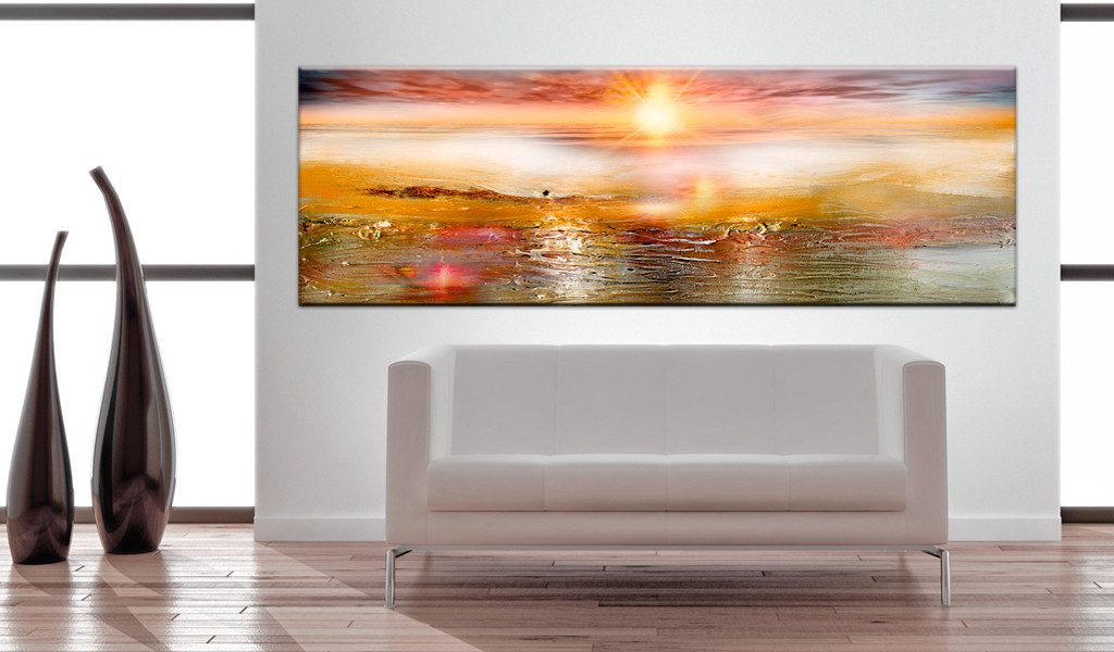 Artgeist Wandbild Oranges Meer