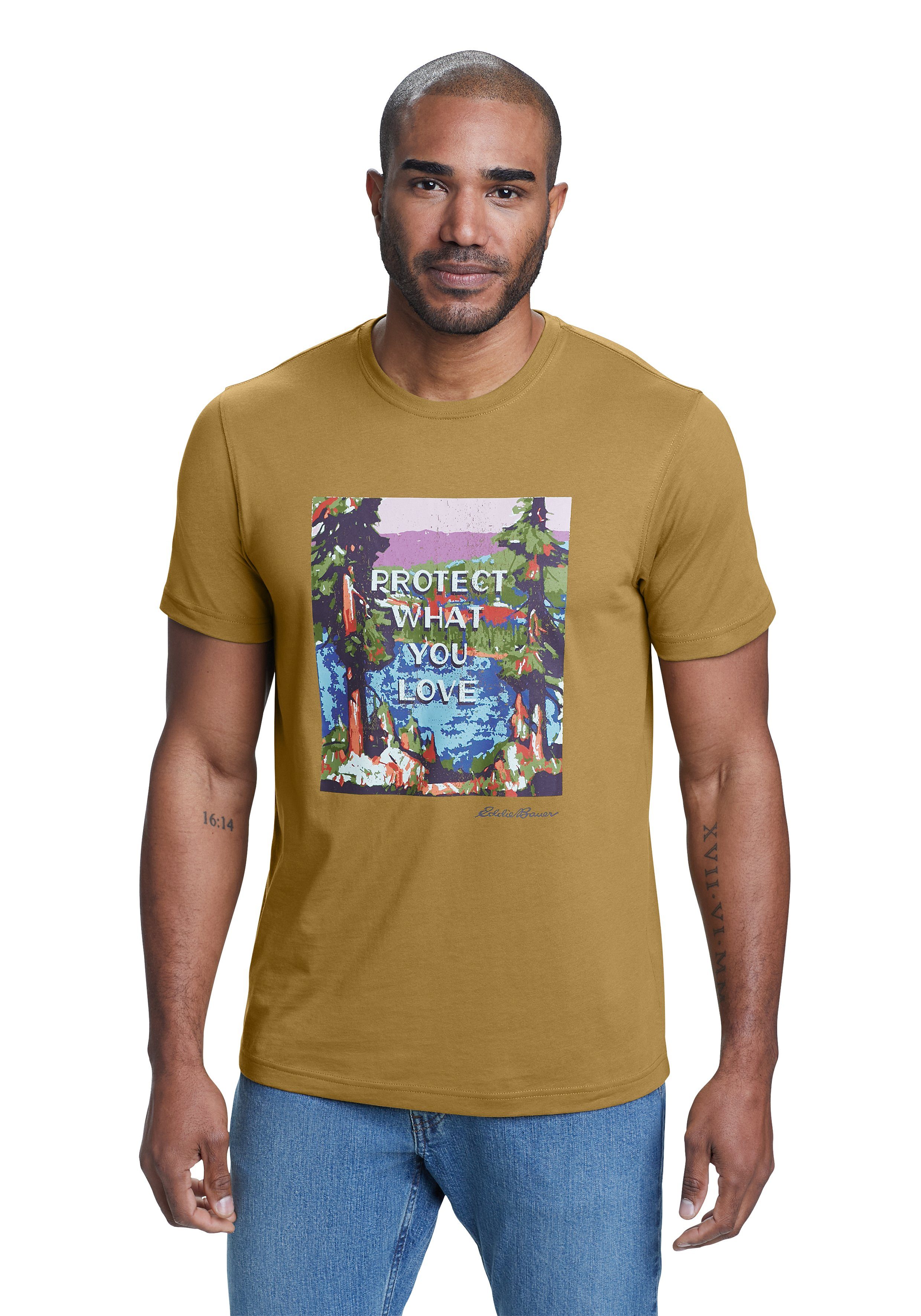 Eddie Bauer T-Shirt Graphic T-Shirt - Protect
