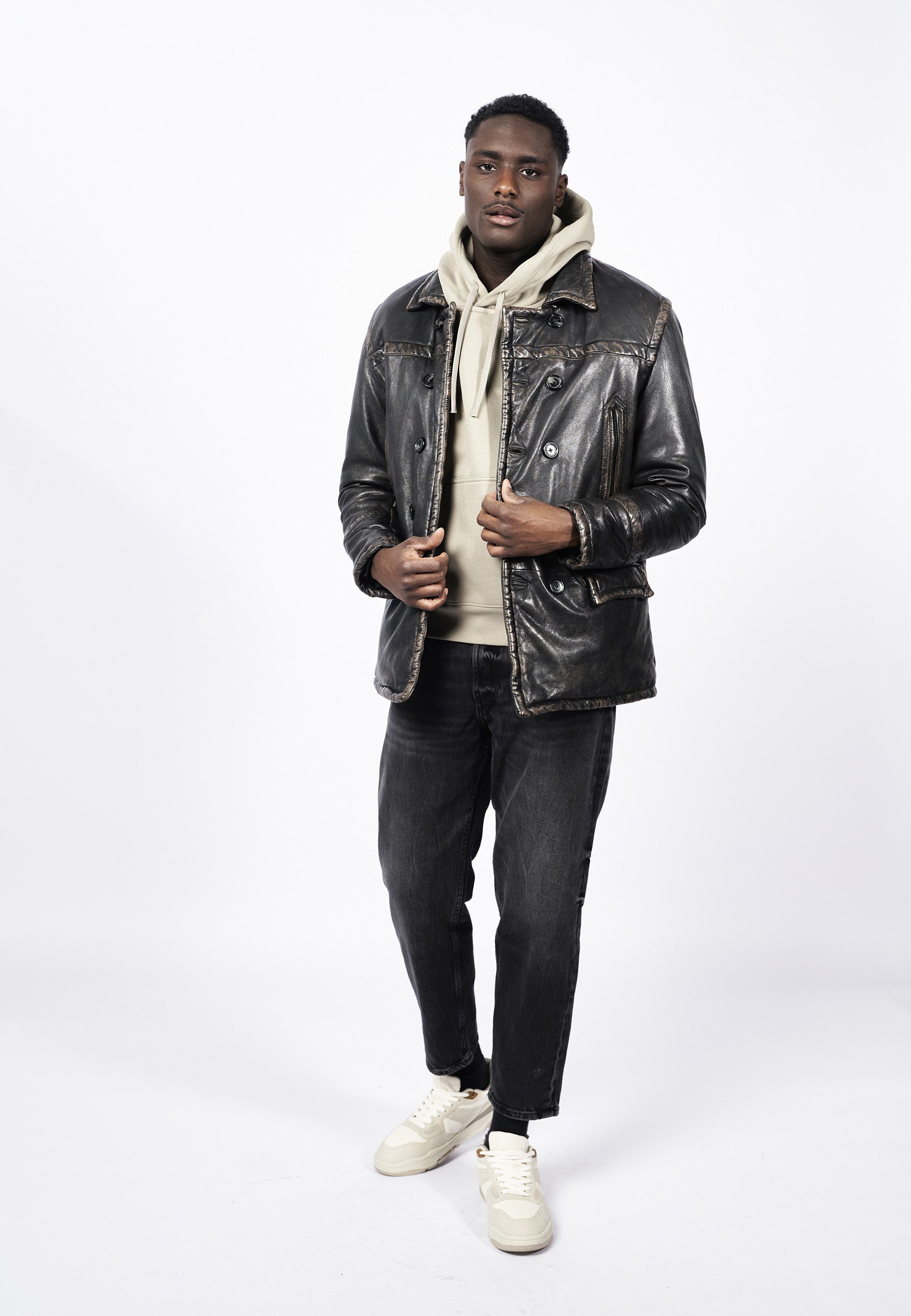 Freaky Nation Lederjacke Bulles Eye-FN