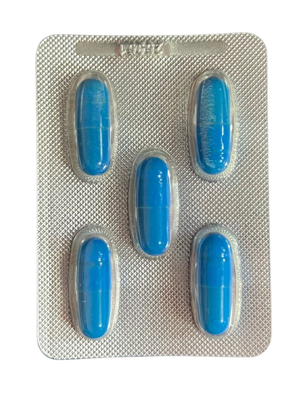 denu-shop Blaue Pillen Herbal Bull Power Strong für Männer Maca L-Arginin Taurin Kapsel, 1 er Packung à 5 St., 10 g