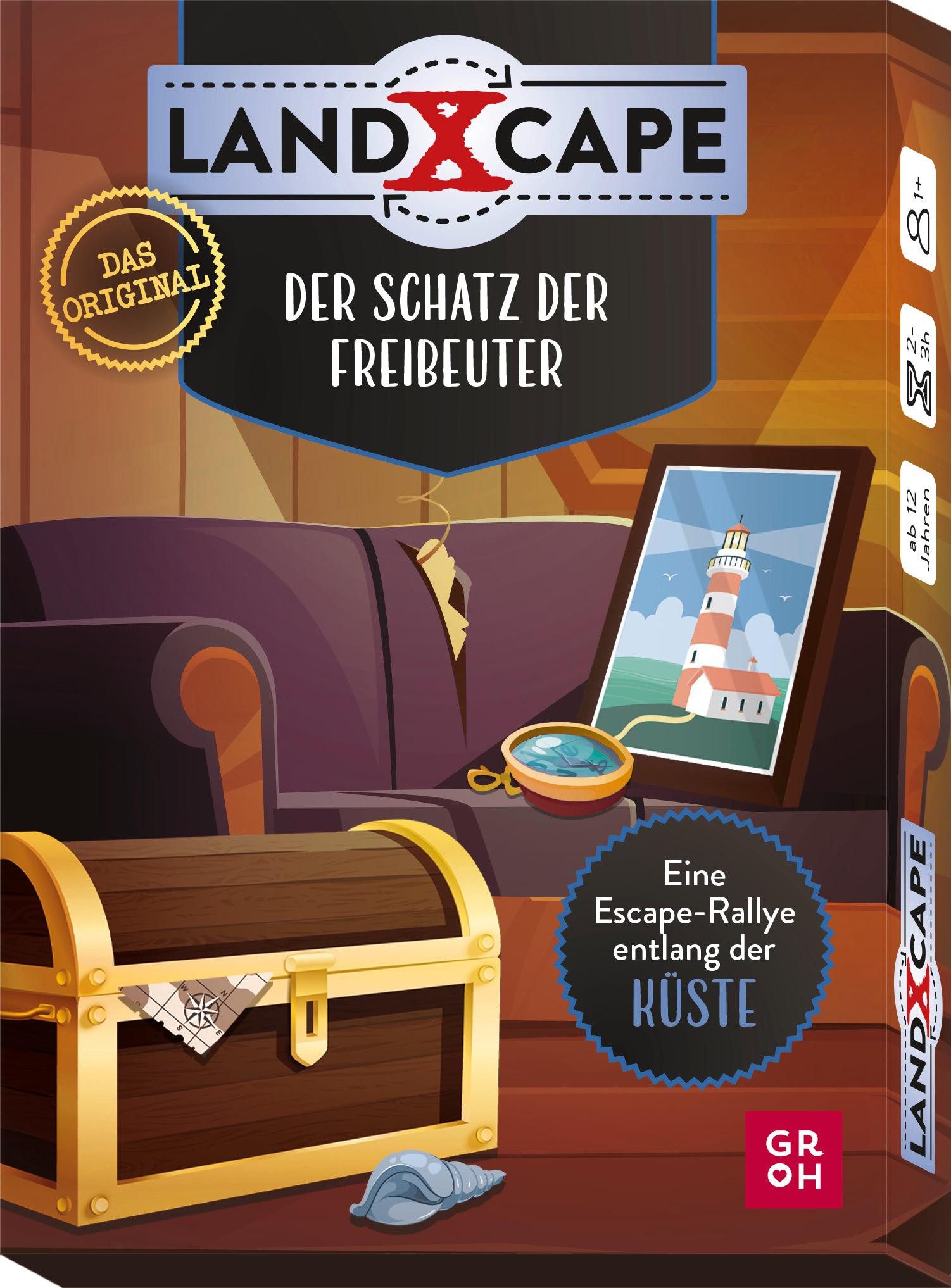 groh Verlag Spiel LandXcape - Der Schatz der Freibeuter