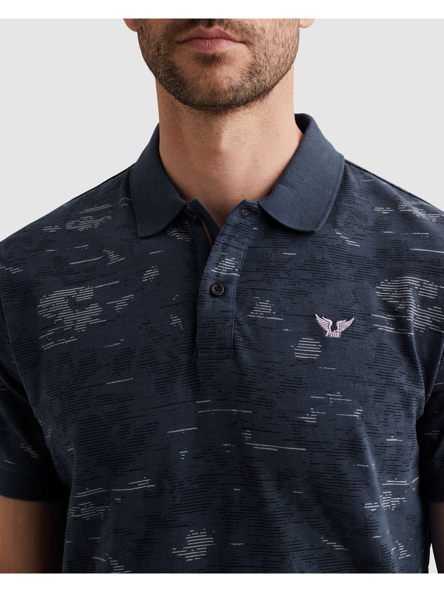 PME LEGEND Poloshirt mit Logo Stickerei – Bild 4 von 5