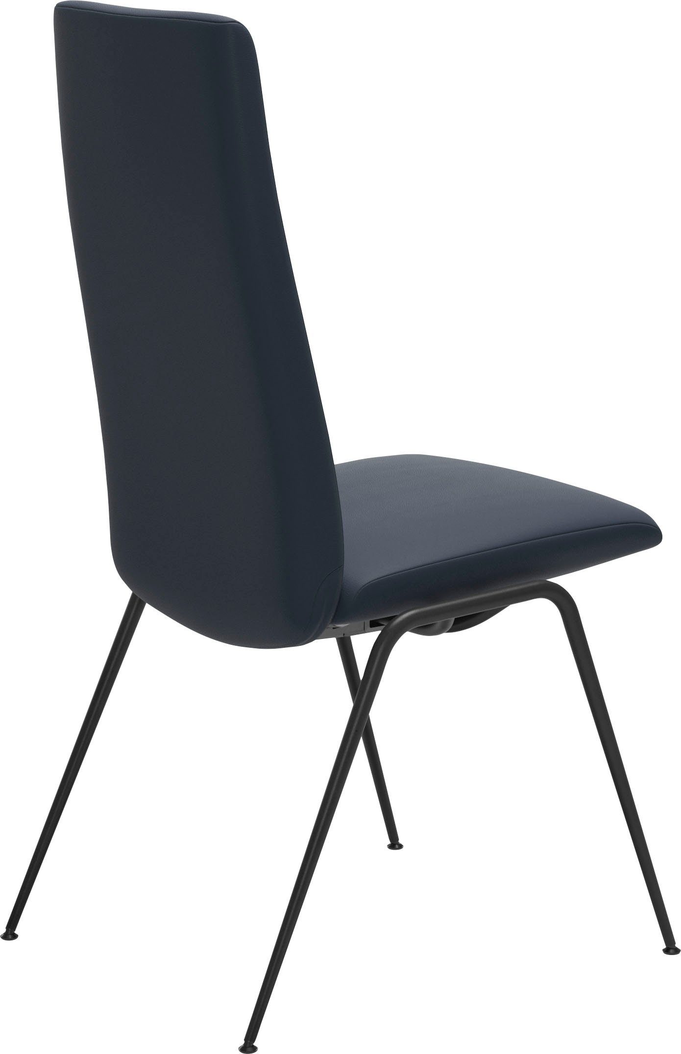 Schwarz Beinen Stahl Stressless® High Größe aus mit Back, matt Laurel, Polsterstuhl in M,