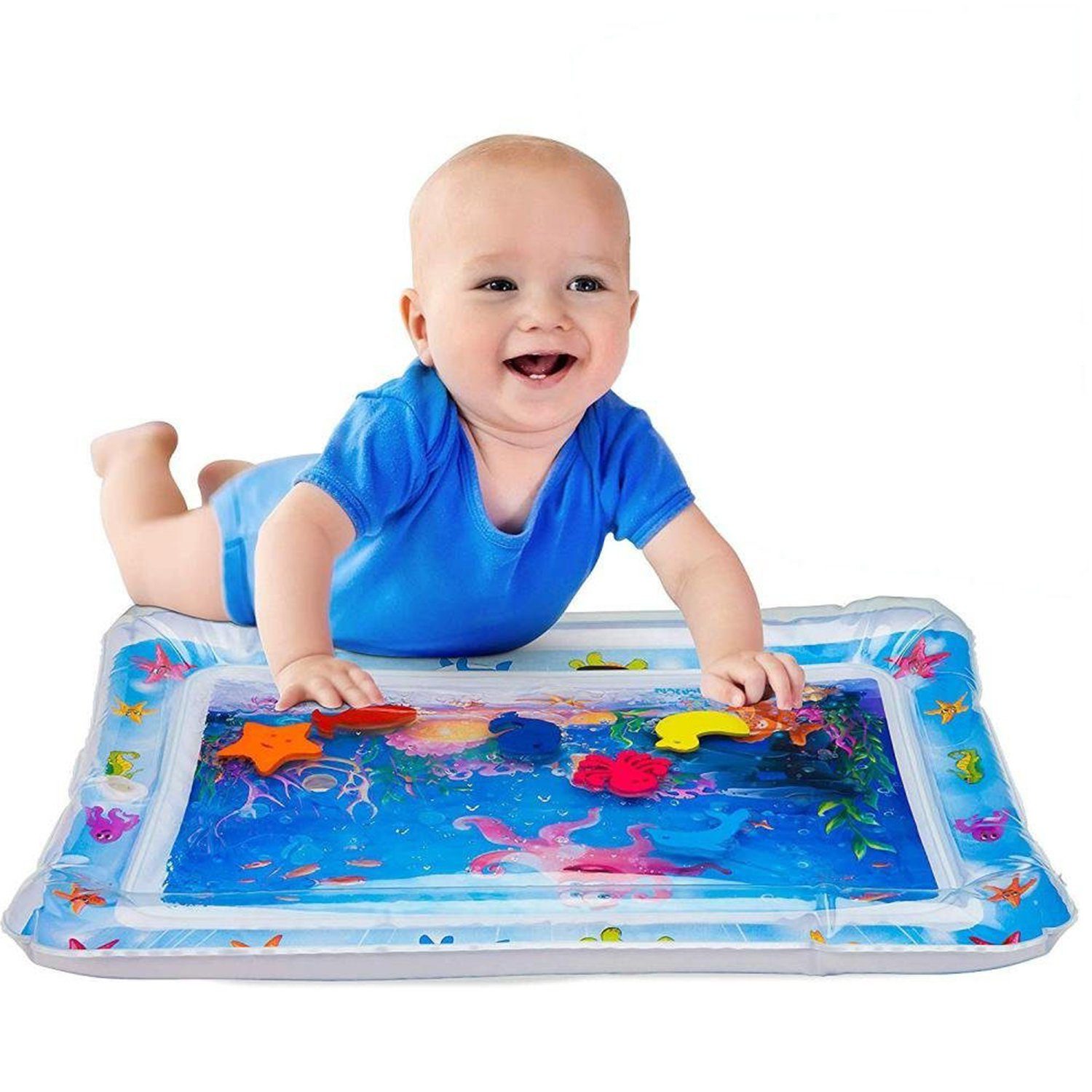 Baby Kinder Wassermatte Aufblasbare Patted Wasserspielmatte Wasser Spielzeug DE 