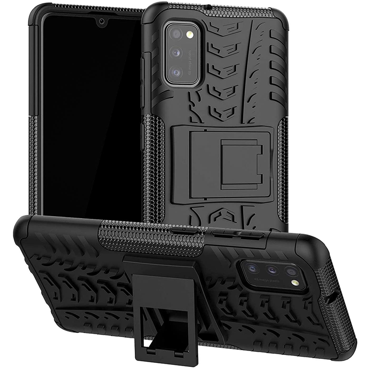 CoolGadget Handyhülle Outdoor Case Hybrid Cover für Samsung Galaxy A03s 6,5 Zoll, Schutzhülle extrem robust Handy Case für Samsung A03s Hülle
