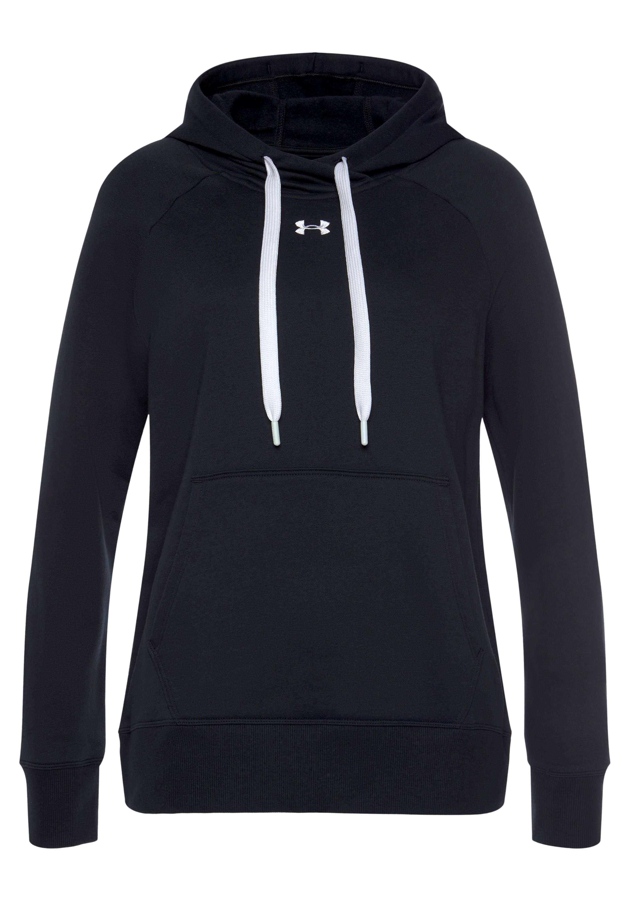 RIVAL FLEECE Kapuzensweatshirt HOODIE schwarz Armour® Under HB