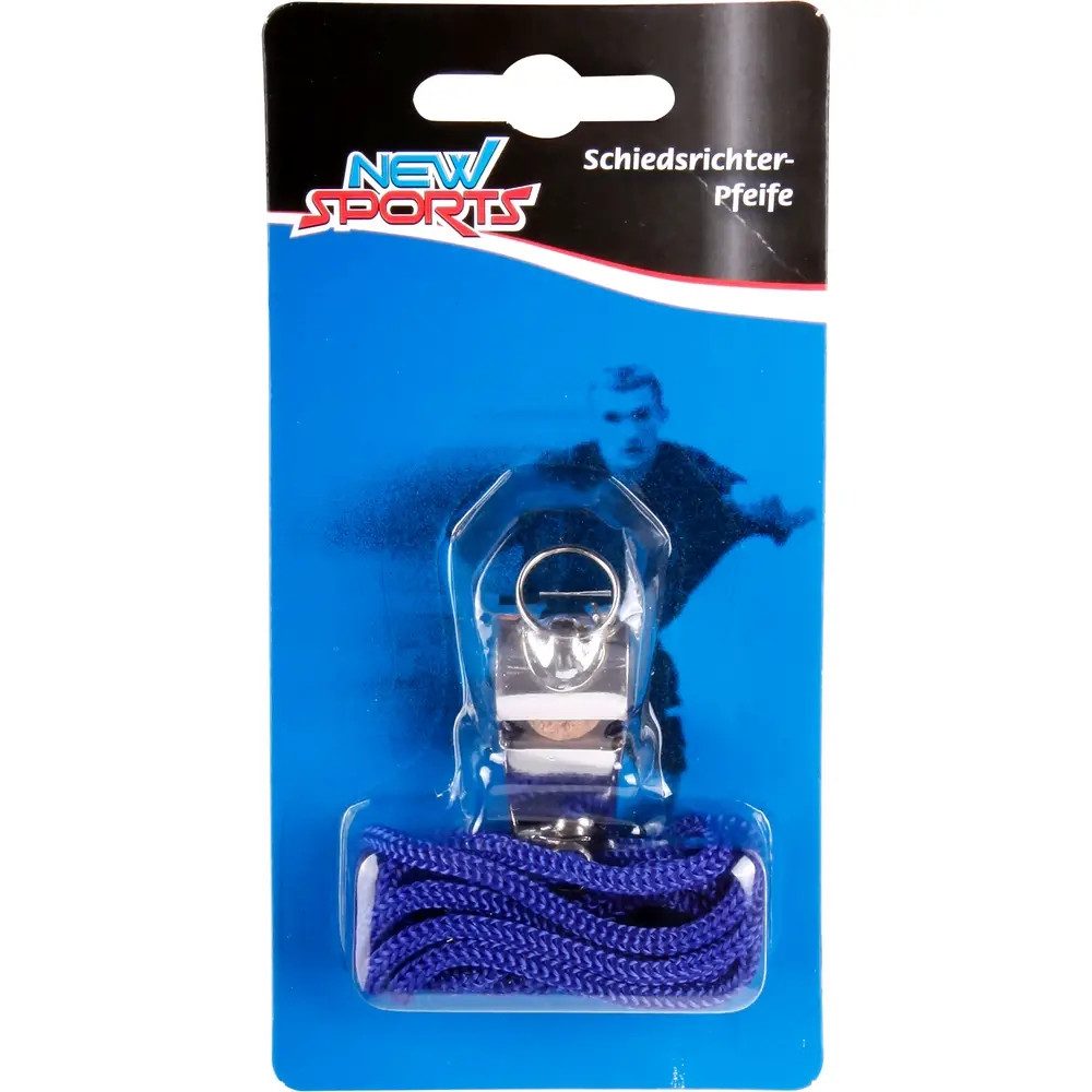 Vedes Protektoren-Set New Sports Schiedsrichterpfeife, Metall, ca. 16,5x7,8x2 cm, ab 6 Jahre