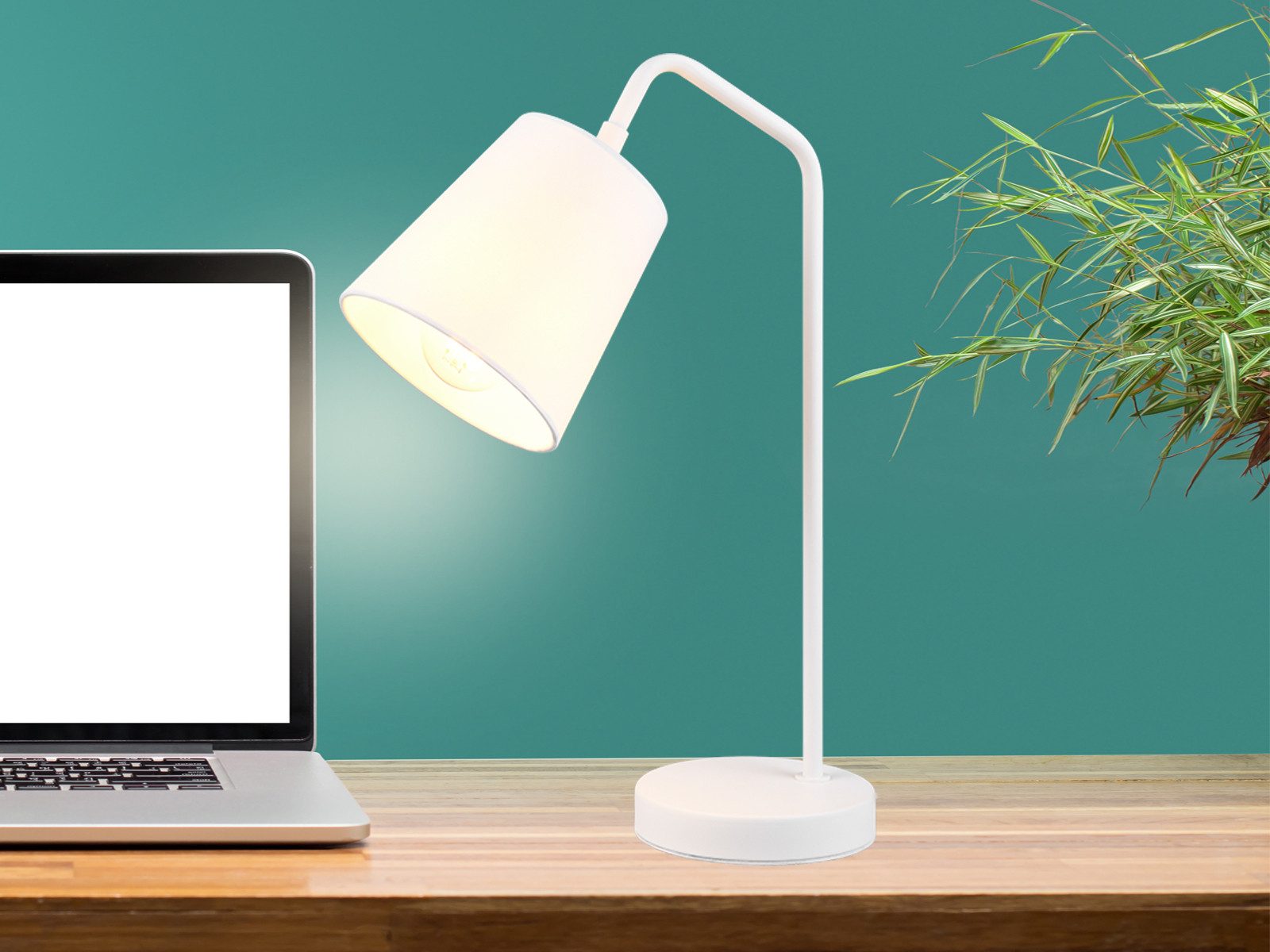 meineWunschleuchte LED Nachttischlampe, Dimmfunktion, LED wechselbar ...