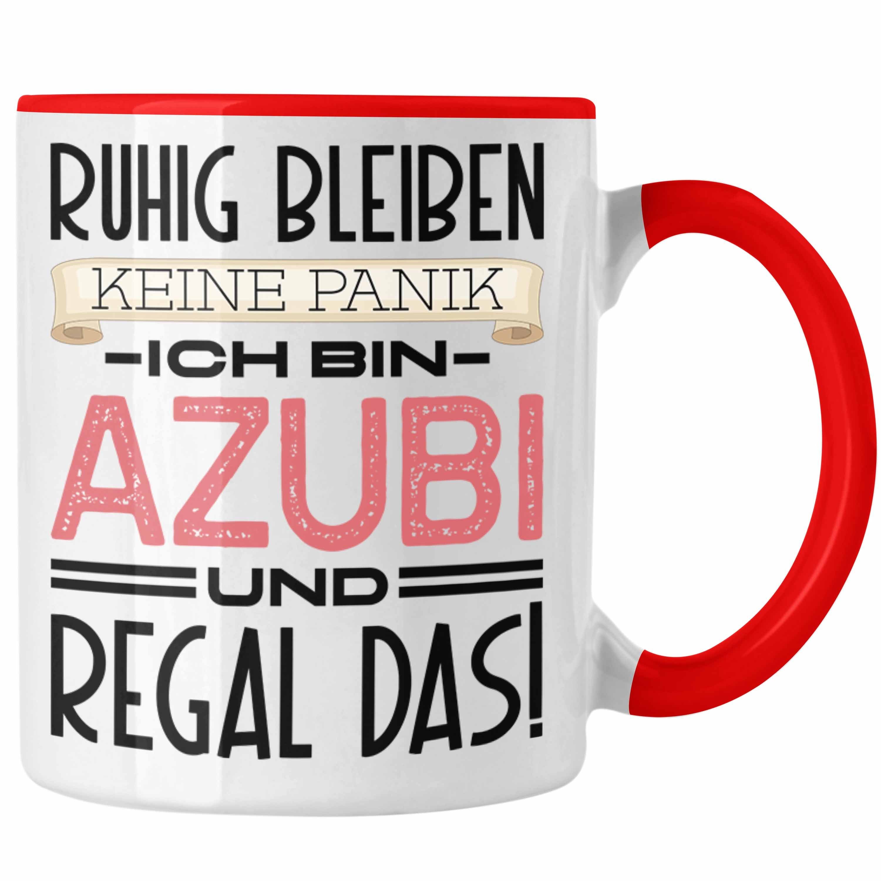 Trendation Tasse Azubi Tasse Geschenk Ich bin Azubi und Regel Das Auszubildener Sprüche