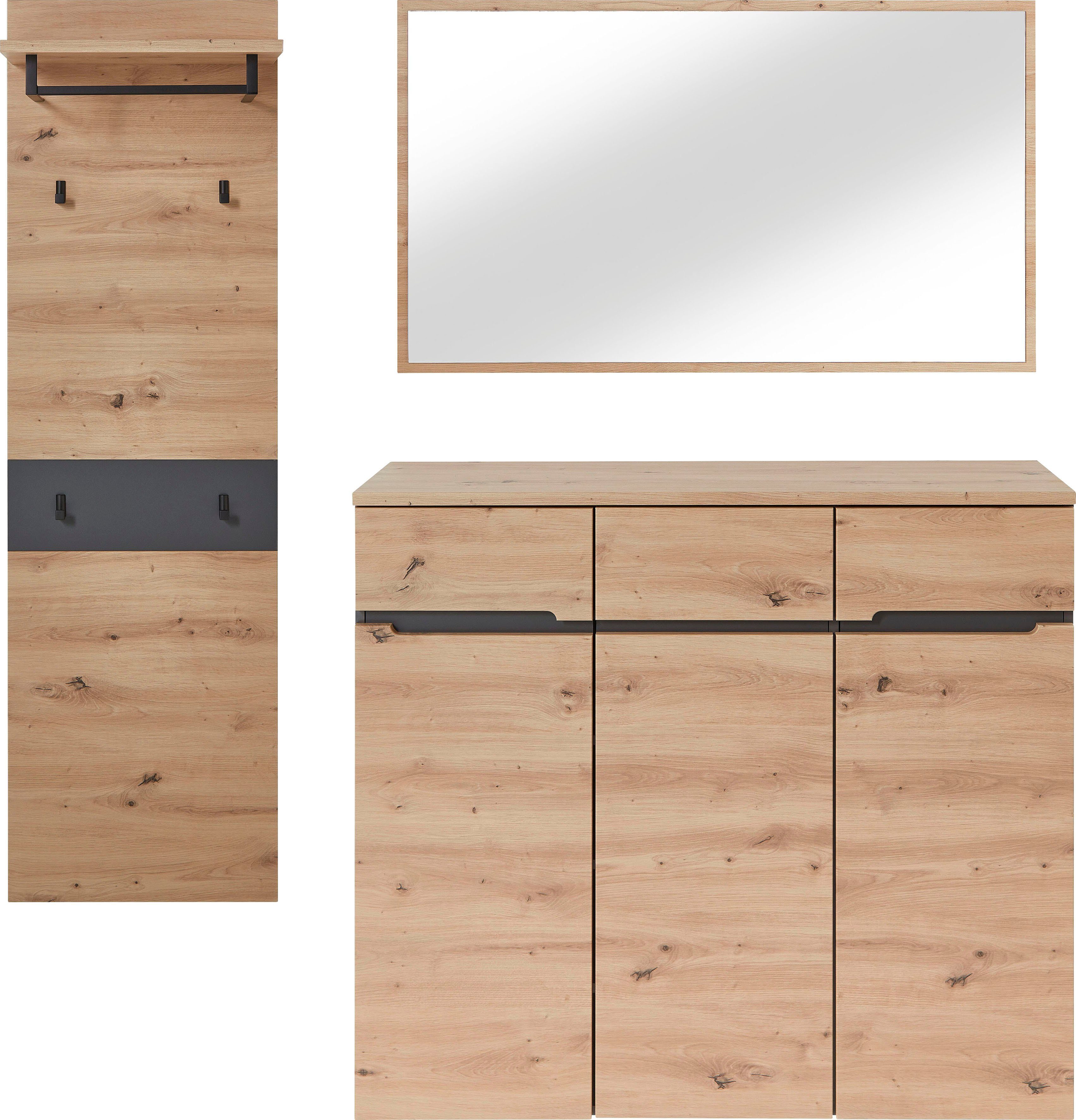 Innostyle Garderoben-Set MEMPHIS, (Komplett-Set, 3-St)