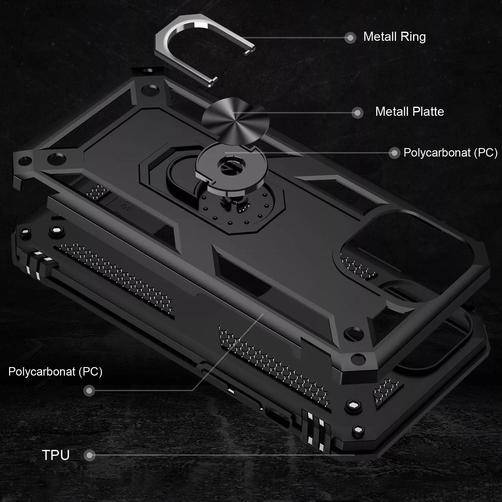 Numerva Handyhülle Schutz Hülle Outdoor Case für Apple iPhone 14 Plus Apple iPhone 14 Plus, Panzer Hülle Bumper Case Cover