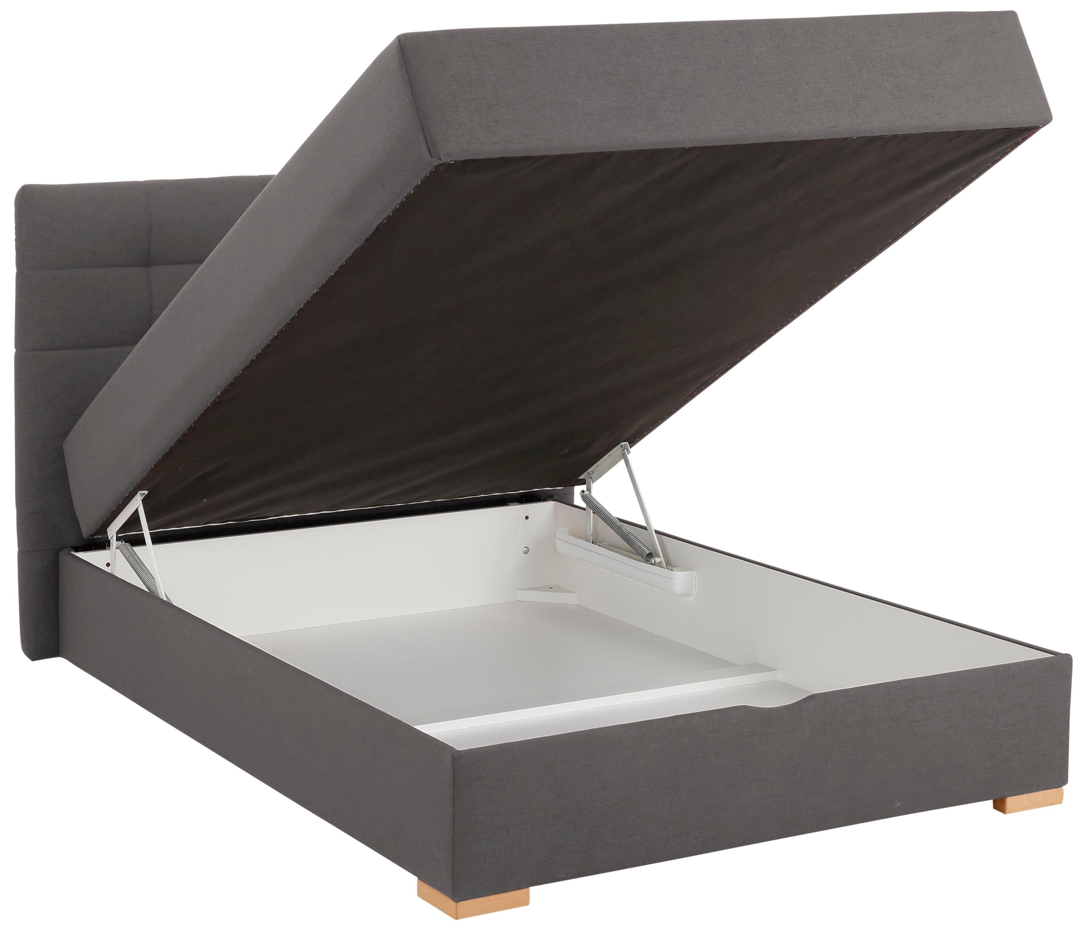 Home affaire Boxbett Olivet mit Bettkasten, in 4 Farben, 4 Breiten, 2 Matratzenarten, auch in Überlänge 220 cm
