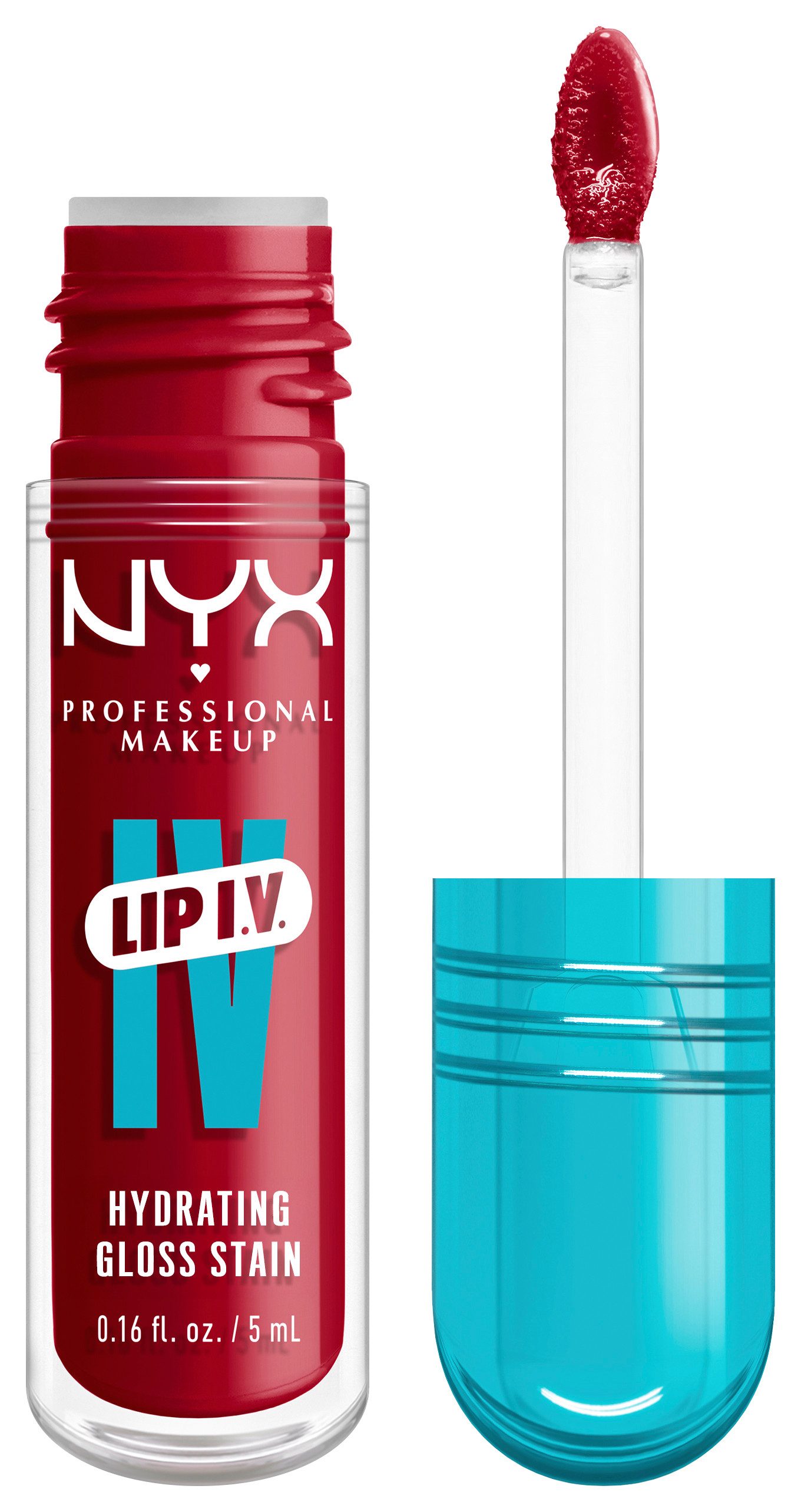 NYX PROFESSIONAL MAKEUP Lipgloss LIP IV GLOSS SERUM, gibt den Lippen einen unwiderstehlichen Wet-Look