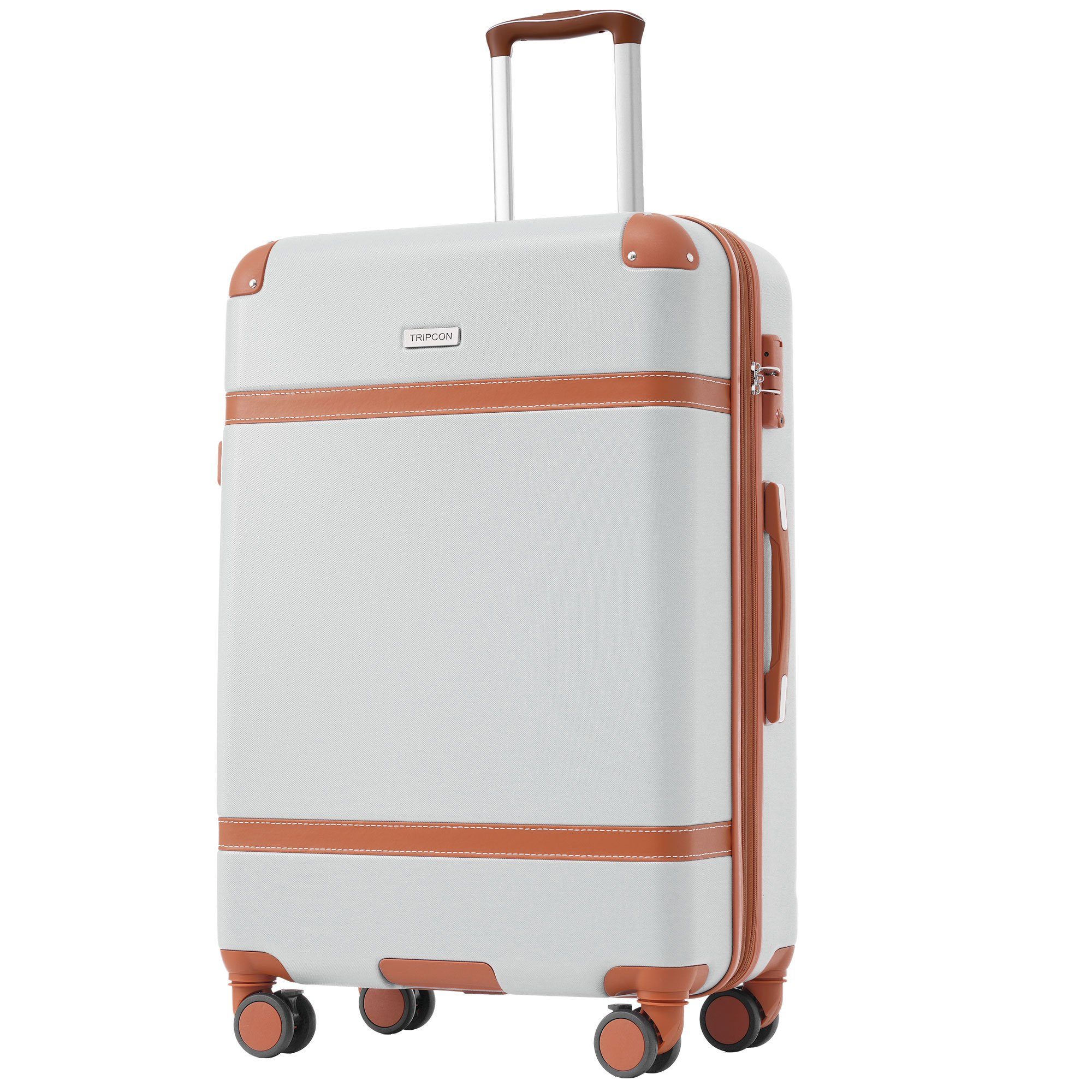 GLIESE Koffer Trolleys, 66 cm x 44 26.5 Weiß x