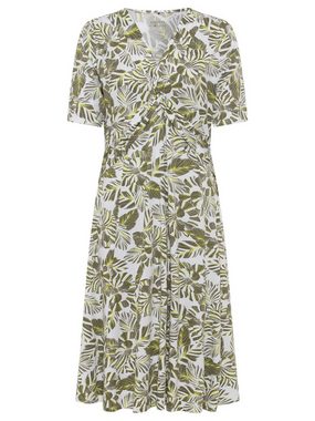Olsen A-Linien-Kleid mit exotischen Blättern