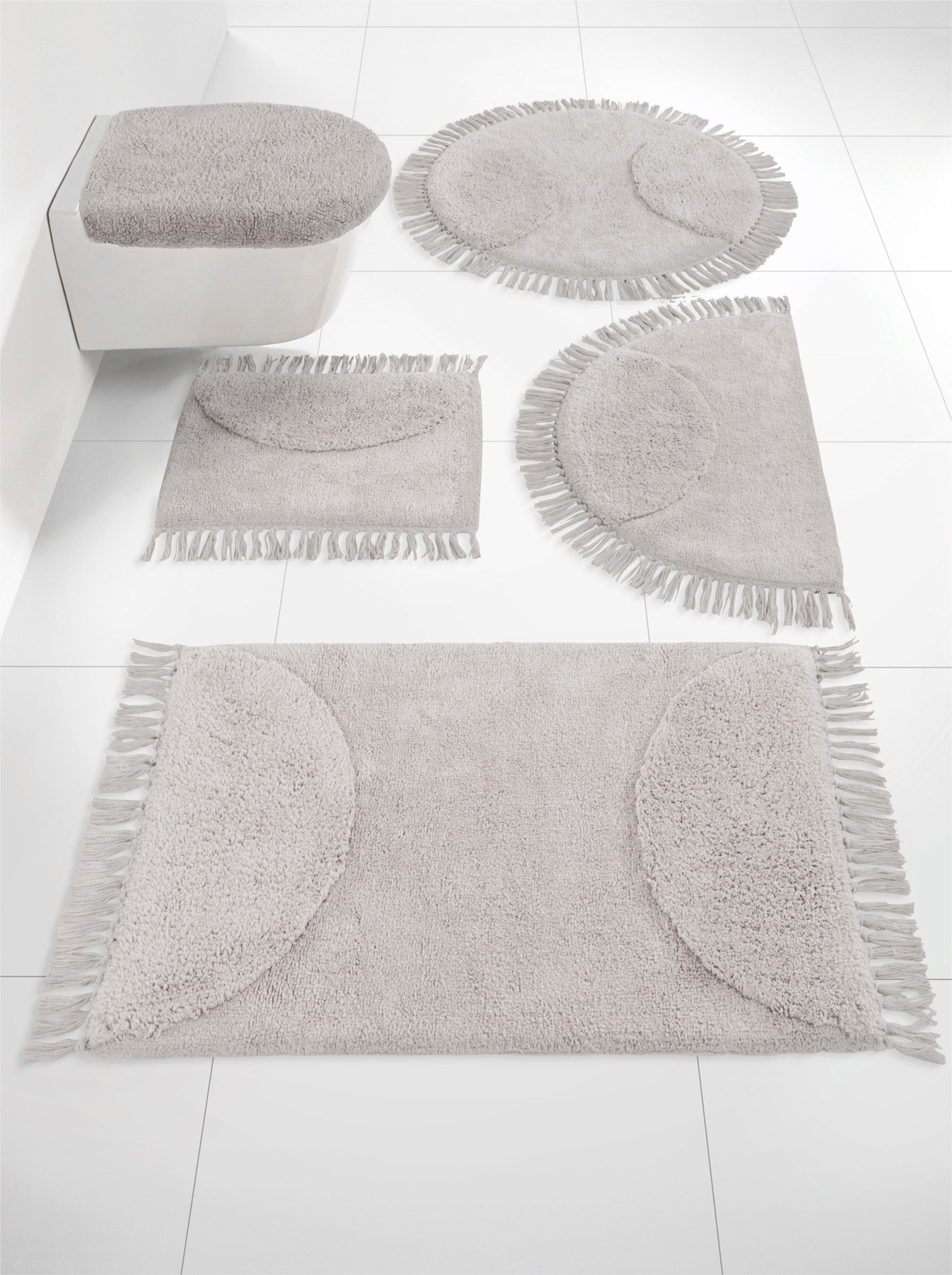 heine Badematte Badteppich, Höhe 14 mm, Baumwolle, Rechteckig